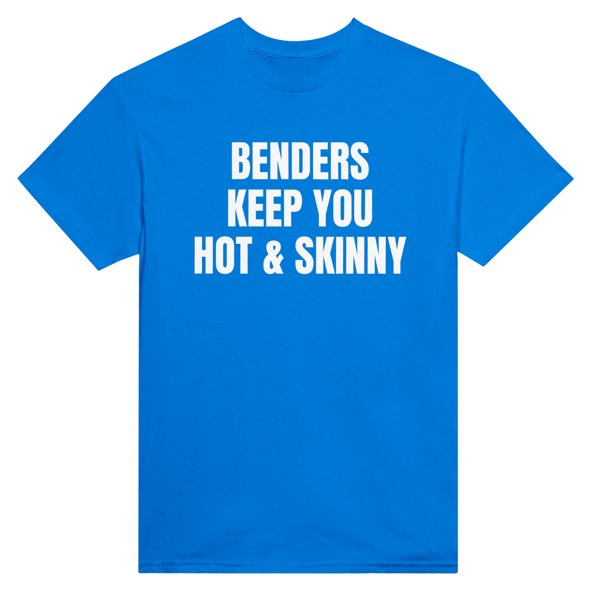 Benders keep you hot & skinny – morsom t-skjorte fra Køddeklær