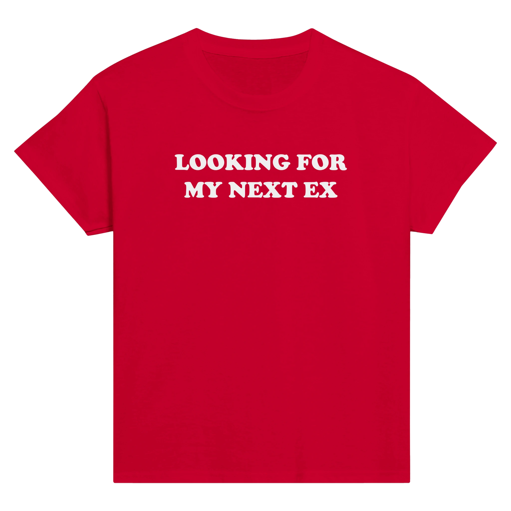 Looking for my next ex – morsom baby tee fra Køddeklær