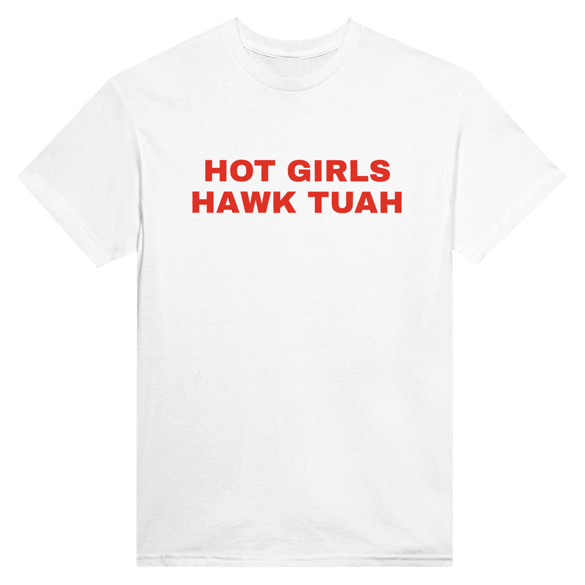 Hot girls hawk tuah – morsom t-skjorte fra Køddeklær