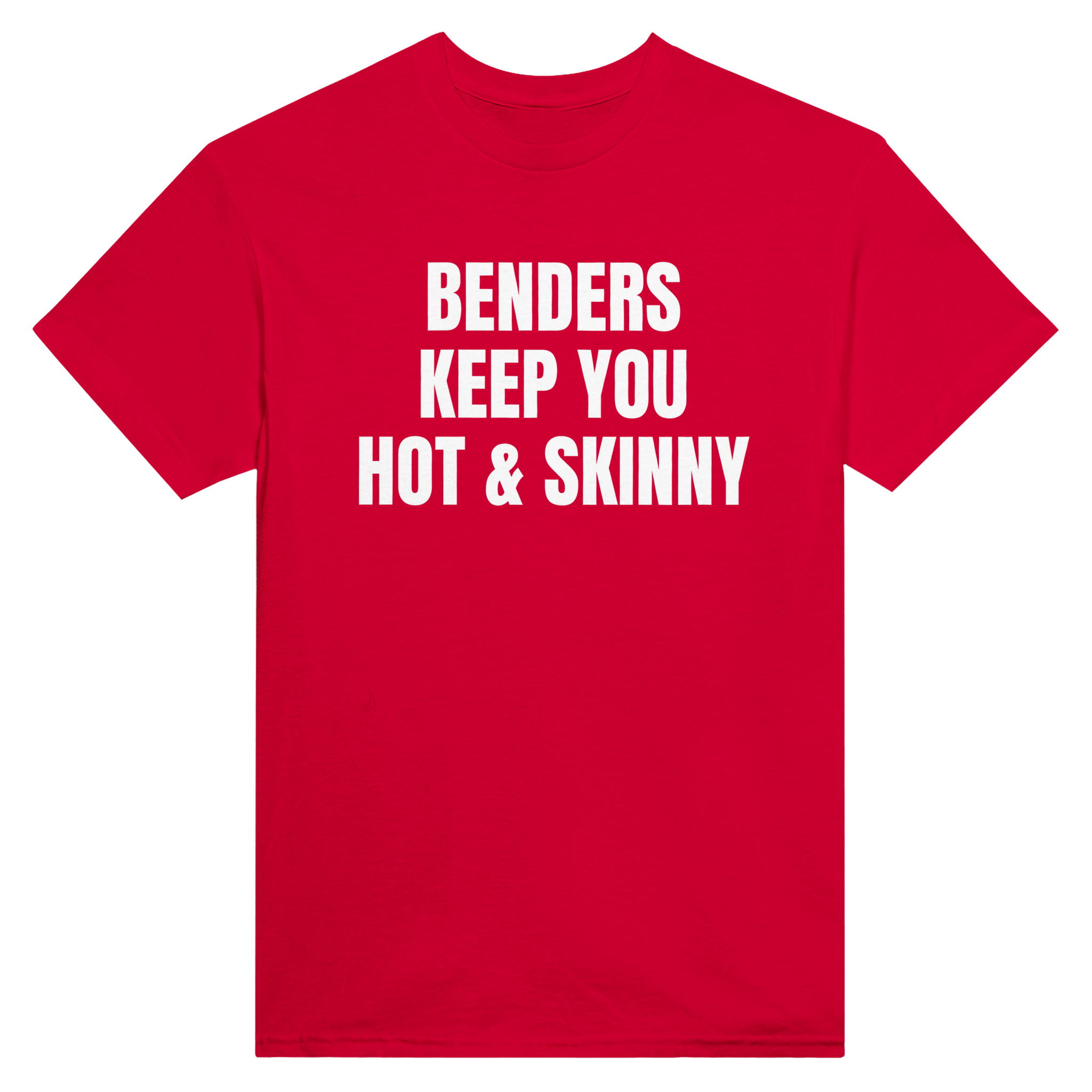 Benders keep you hot & skinny – morsom t-skjorte fra Køddeklær