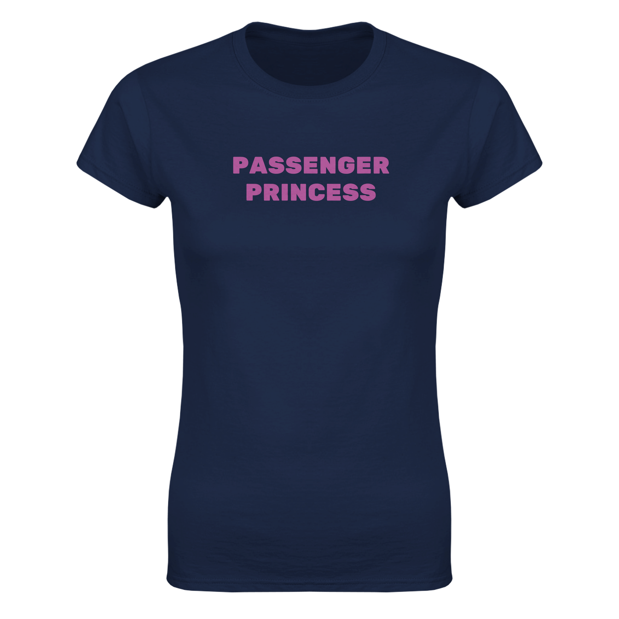 Passenger princess – morsom dame-t-skjorte fra Køddeklær