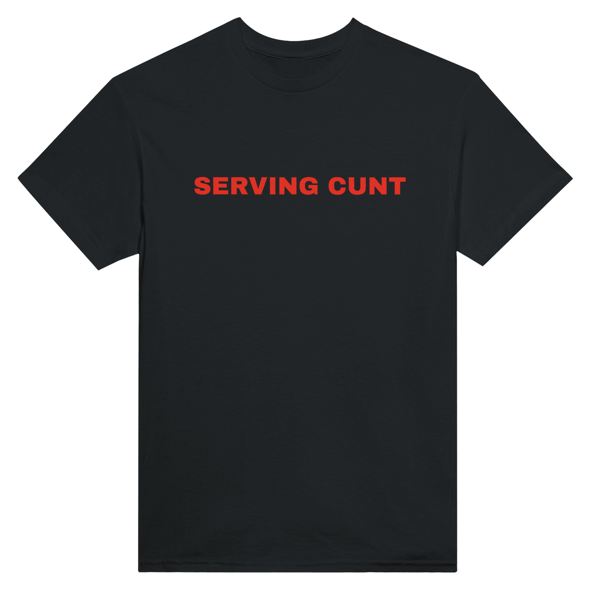 Serving cunt – morsom t-skjorte fra Køddeklær