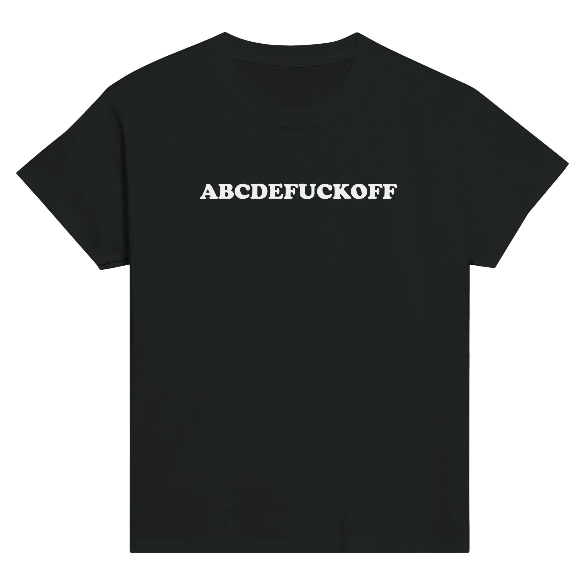 Abcdefuckoff – morsom baby tee fra Køddeklær