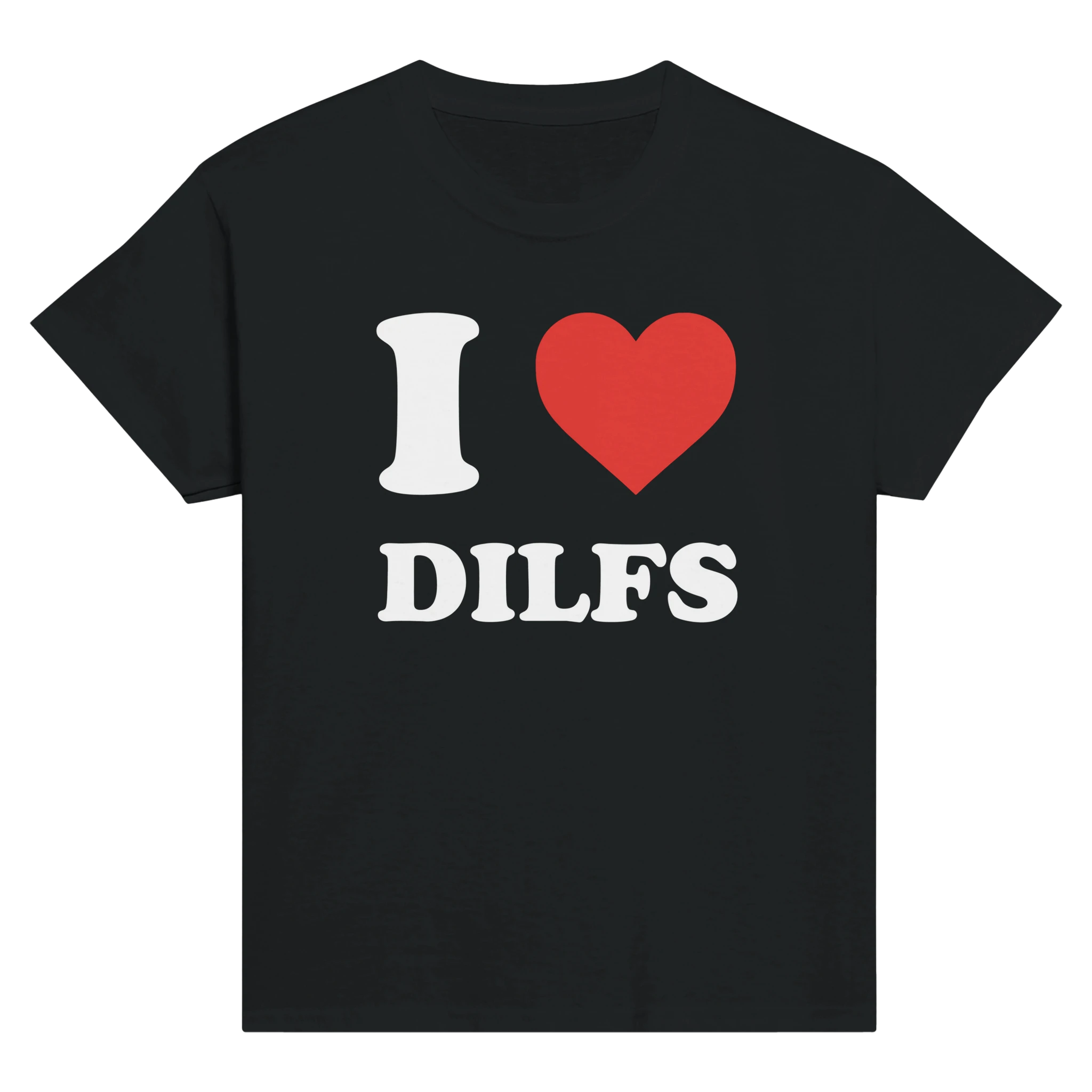 I love dilfs – morsom baby tee fra Køddeklær