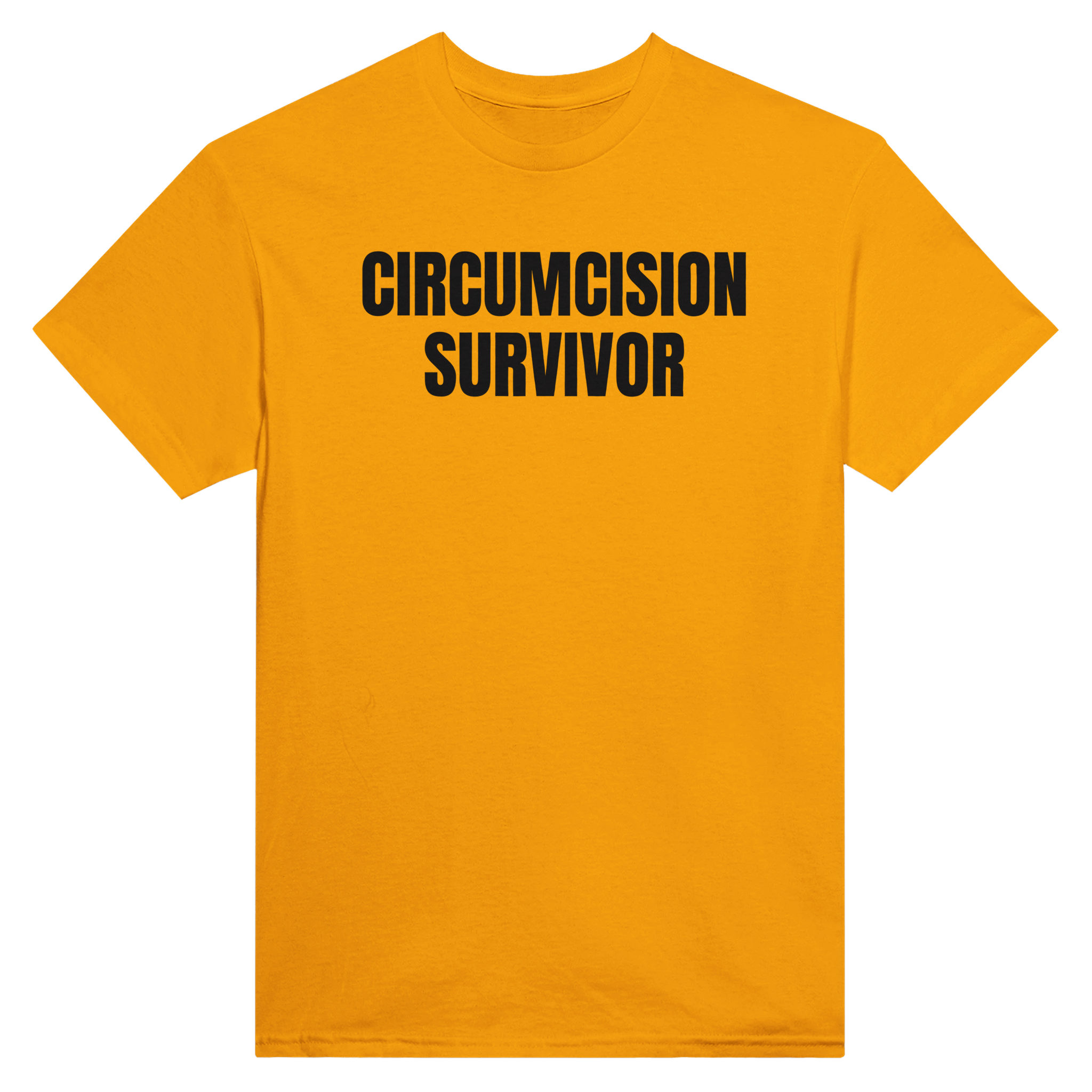 Circumcision survivor – morsom t-skjorte fra Køddeklær