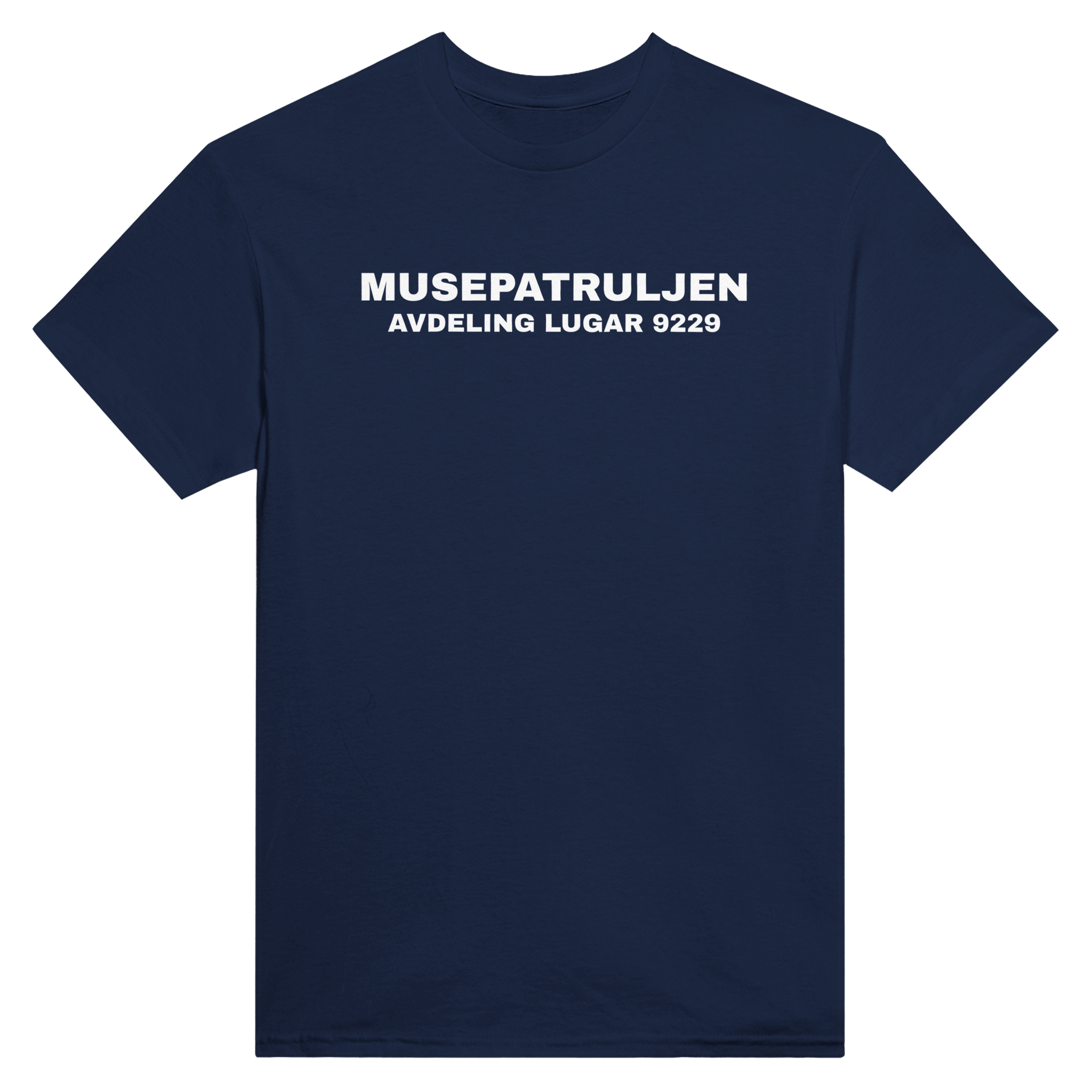 Musepatruljen avdeling lugar 9229 – morsom t-skjorte fra Køddeklær