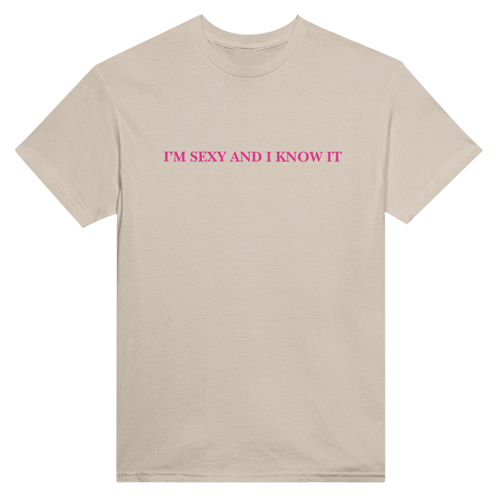 I'm sexy and I know it – morsom t-skjorte fra Køddeklær