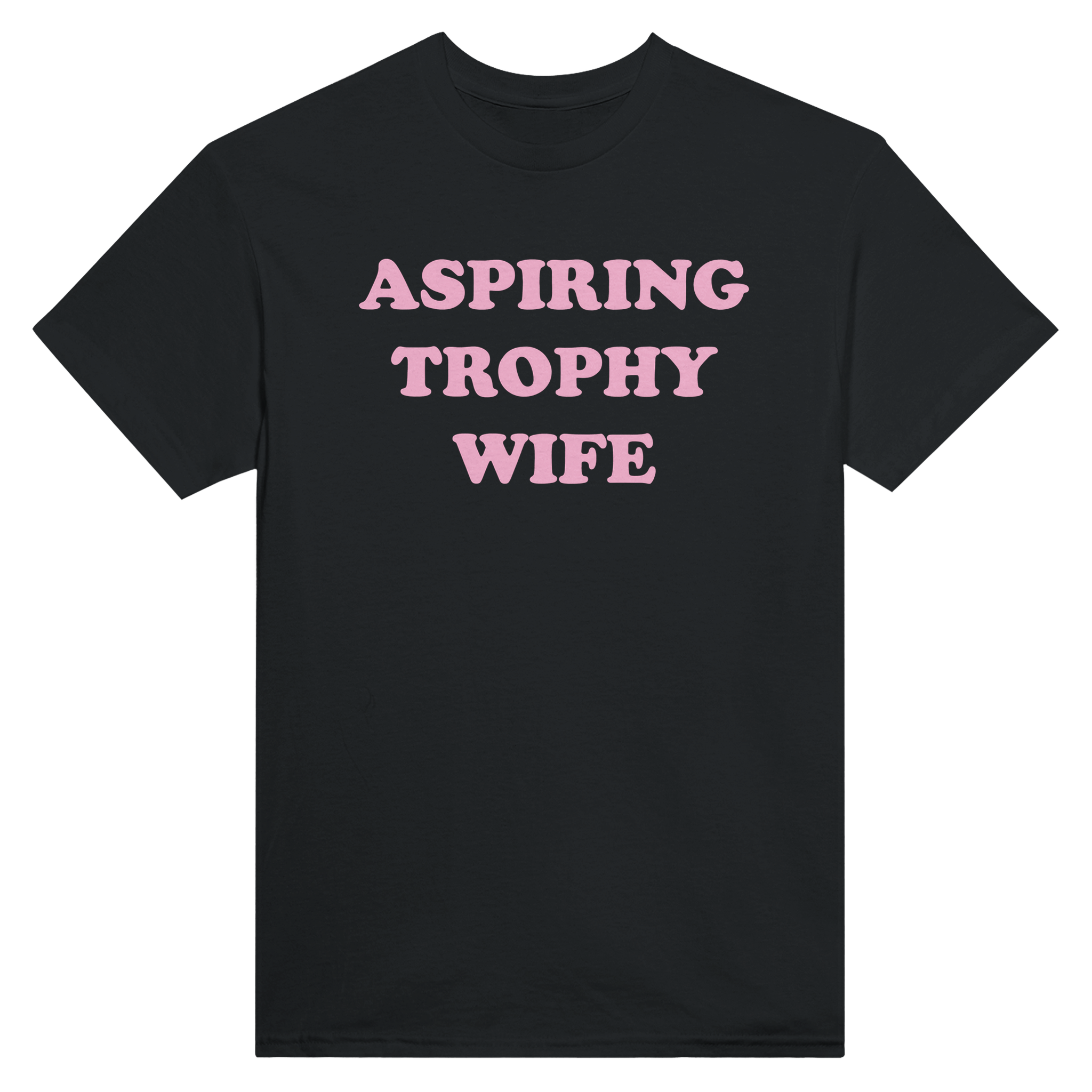 Aspiring trophy wife – morsom t-skjorte fra Køddeklær