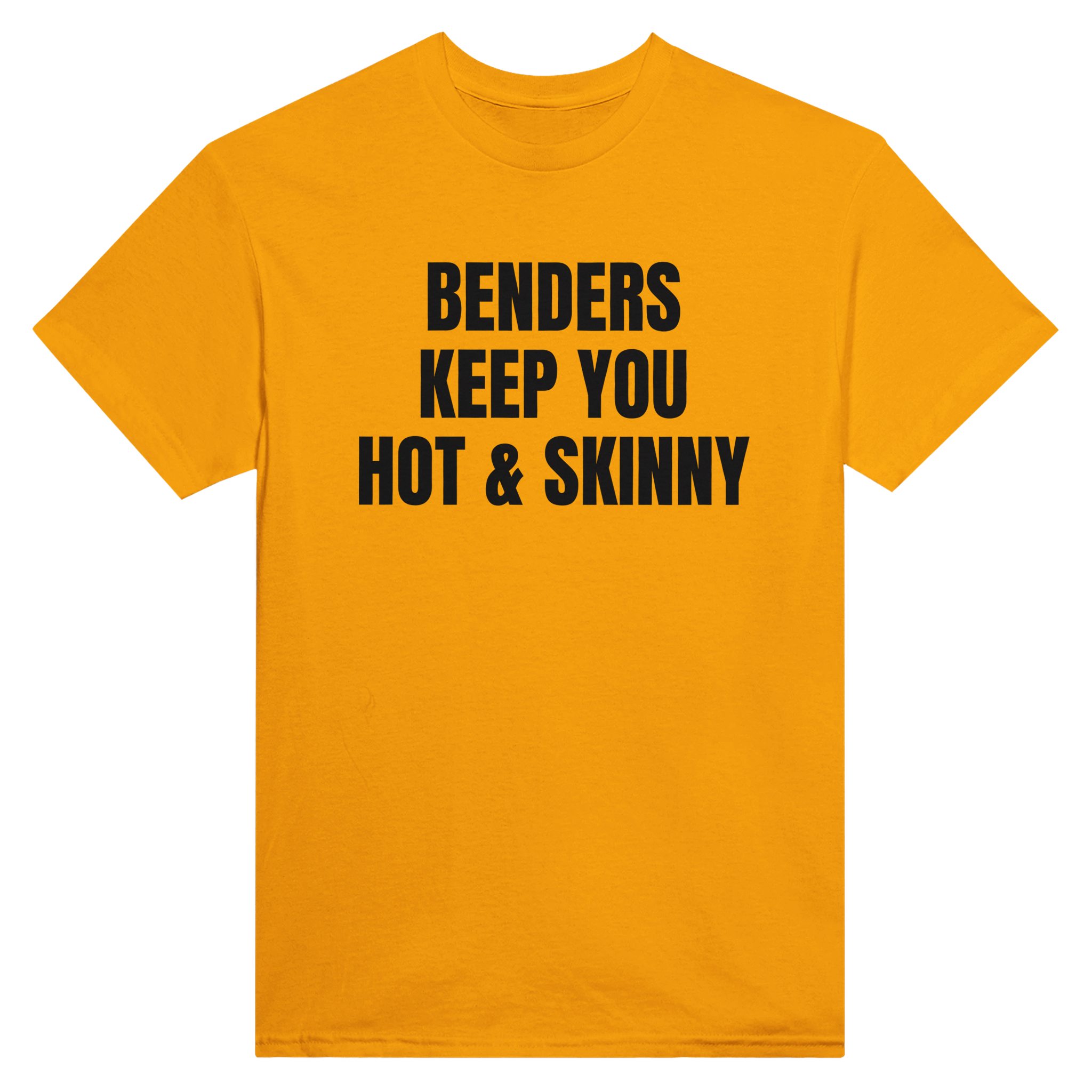 Benders keep you hot & skinny – morsom t-skjorte fra Køddeklær
