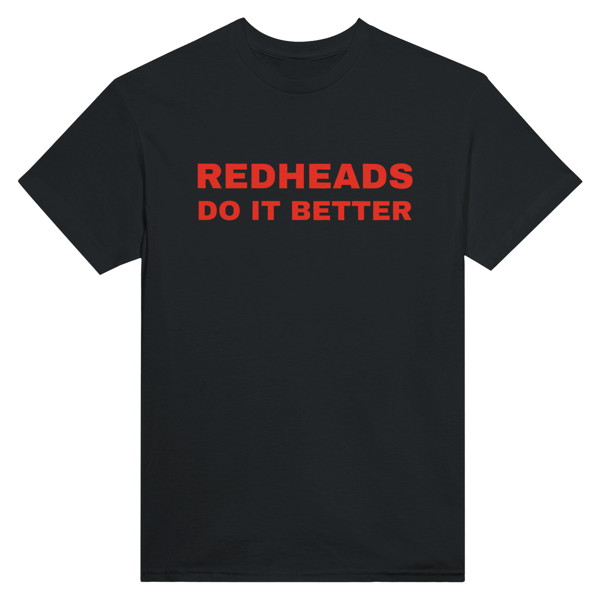 Redheads do it better – morsom t-skjorte fra Køddeklær