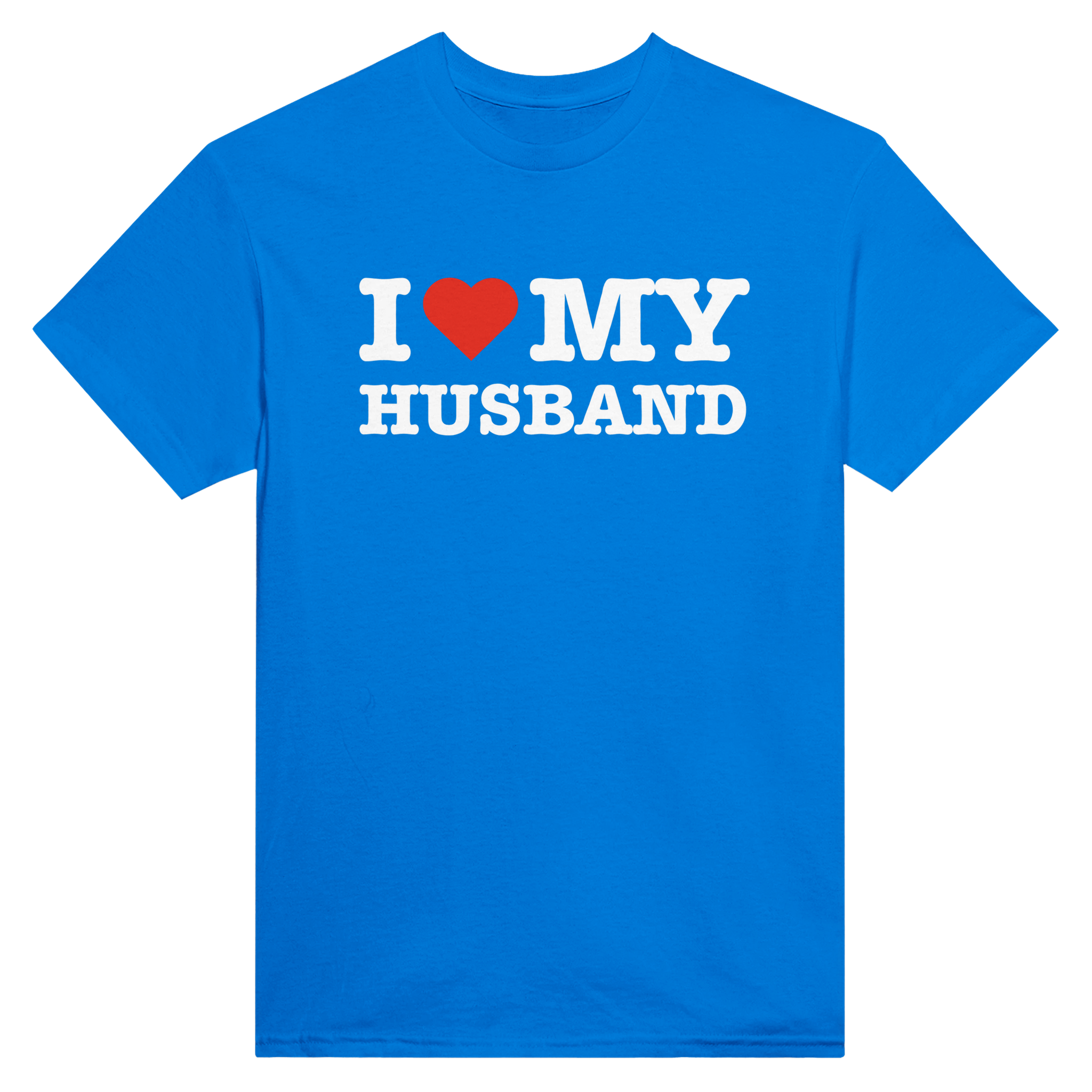 I love my husband – morsom t-skjorte fra Køddeklær