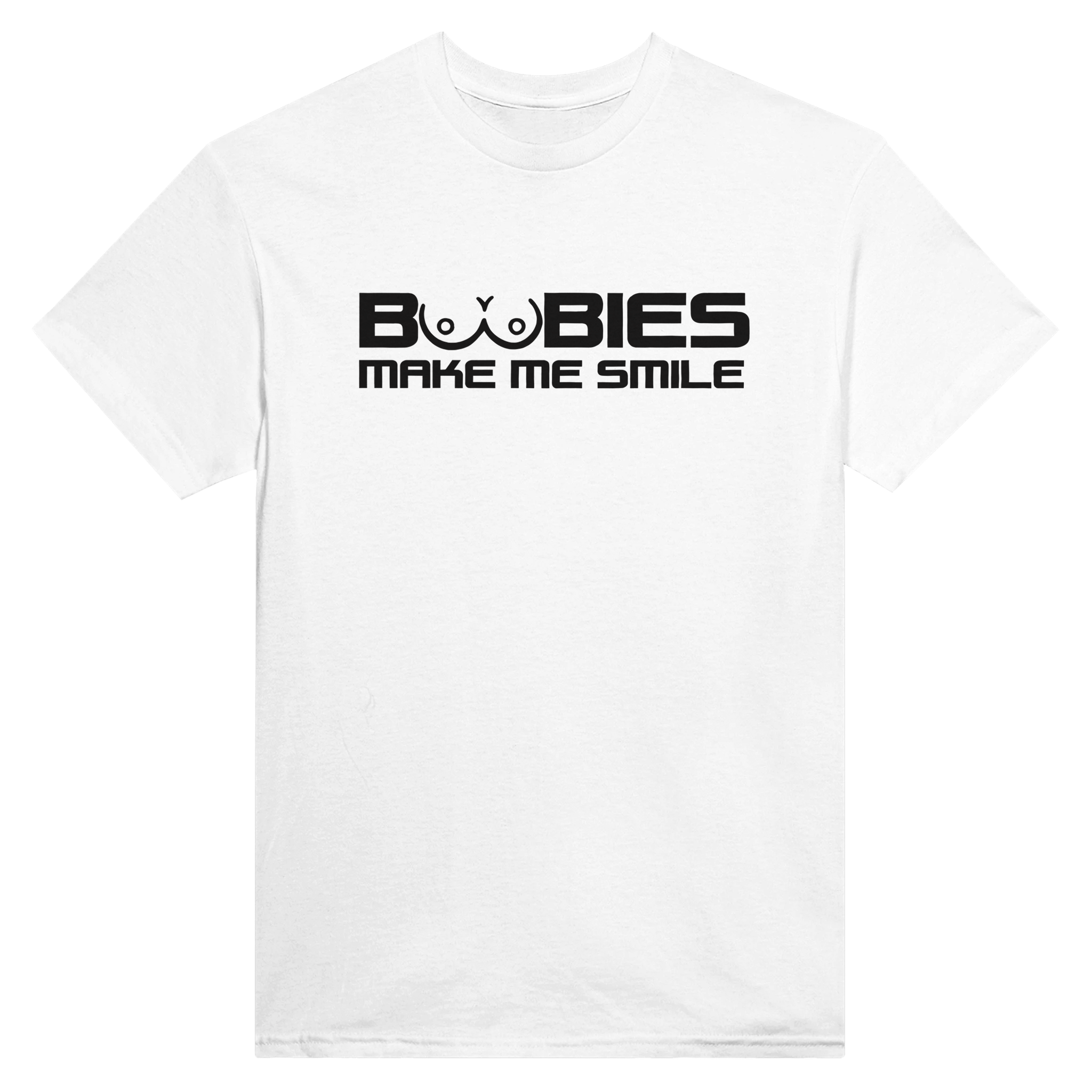 Boobies make me smile – morsom t-skjorte fra Køddeklær