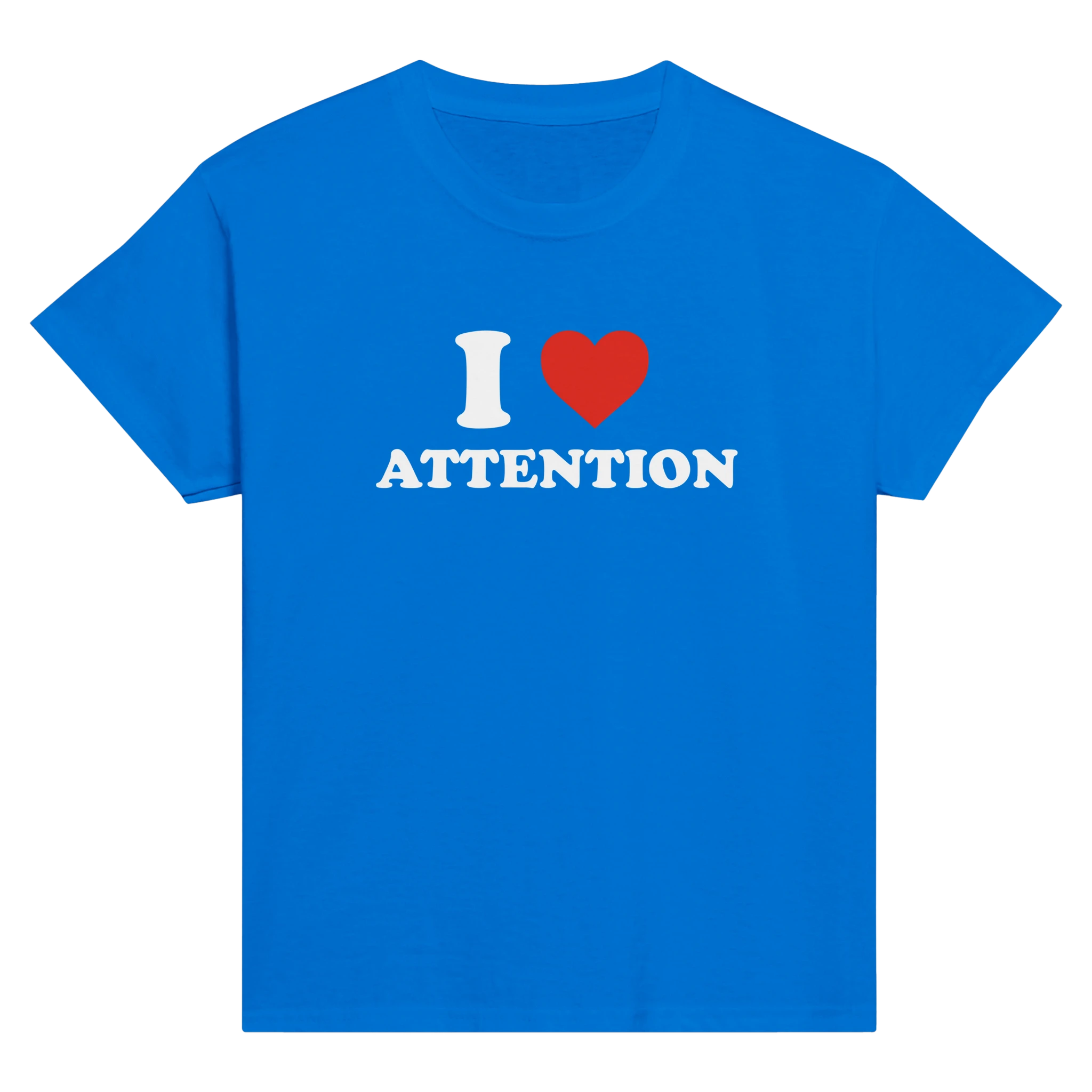 I love attention – morsom baby tee fra Køddeklær