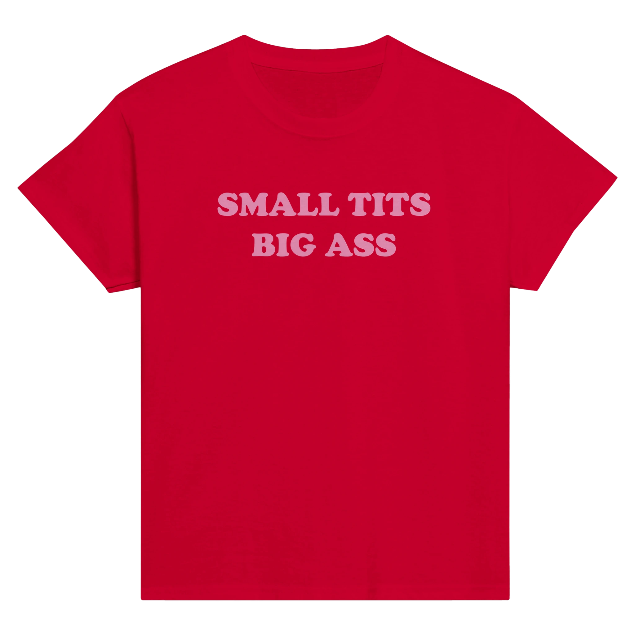 Small tits big ass – morsom baby tee fra Køddeklær