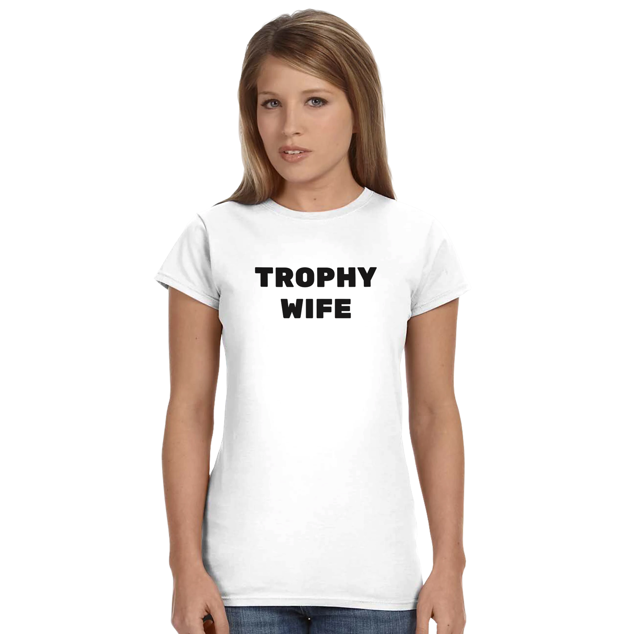 Trophy wife – morsom dame-t-skjorte fra Køddeklær