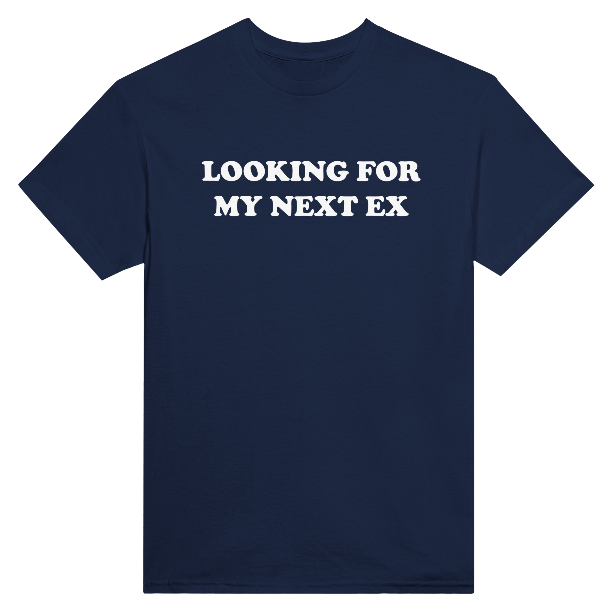 Looking for my next ex – morsom t-skjorte fra Køddeklær