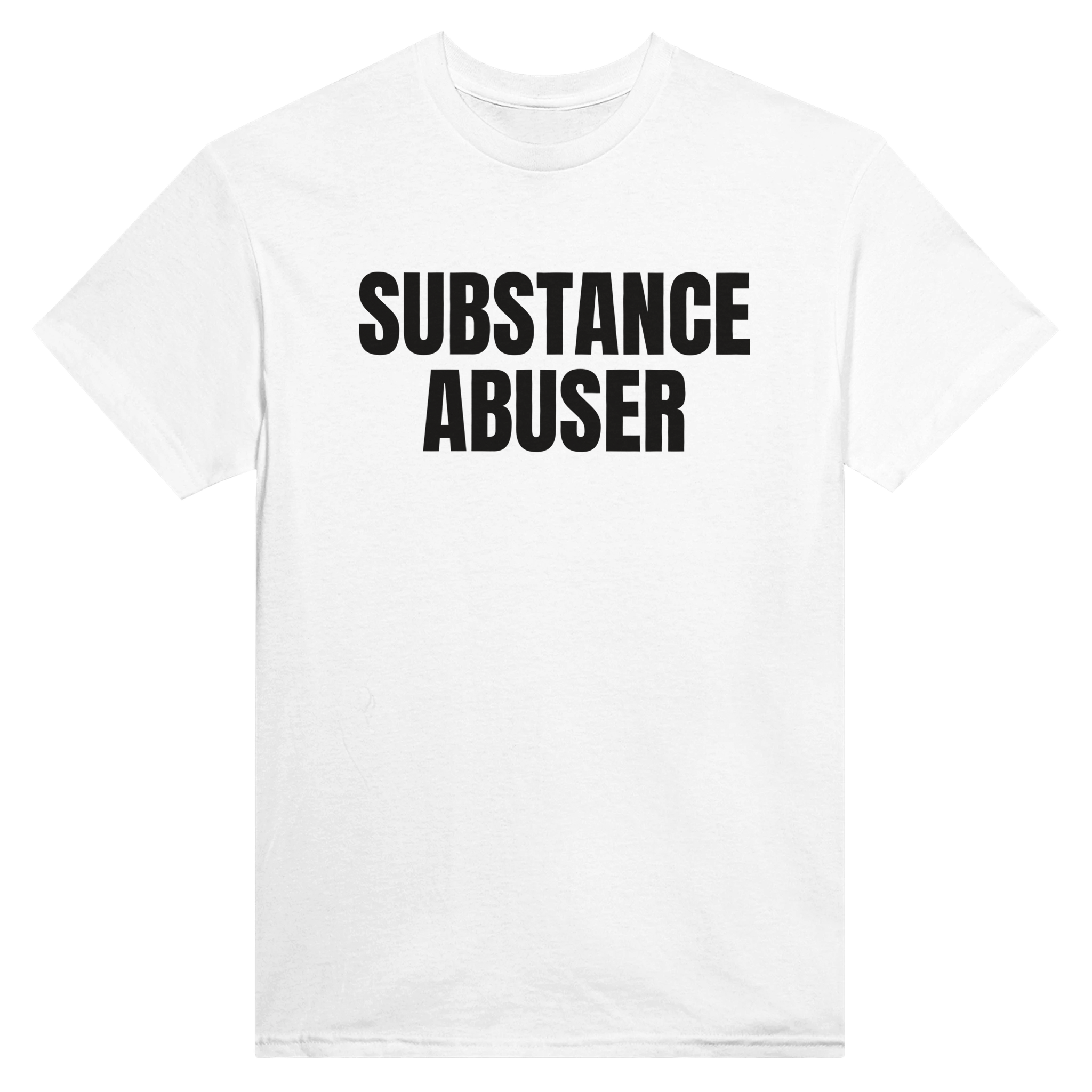 Substance abuser – morsom t-skjorte fra Køddeklær
