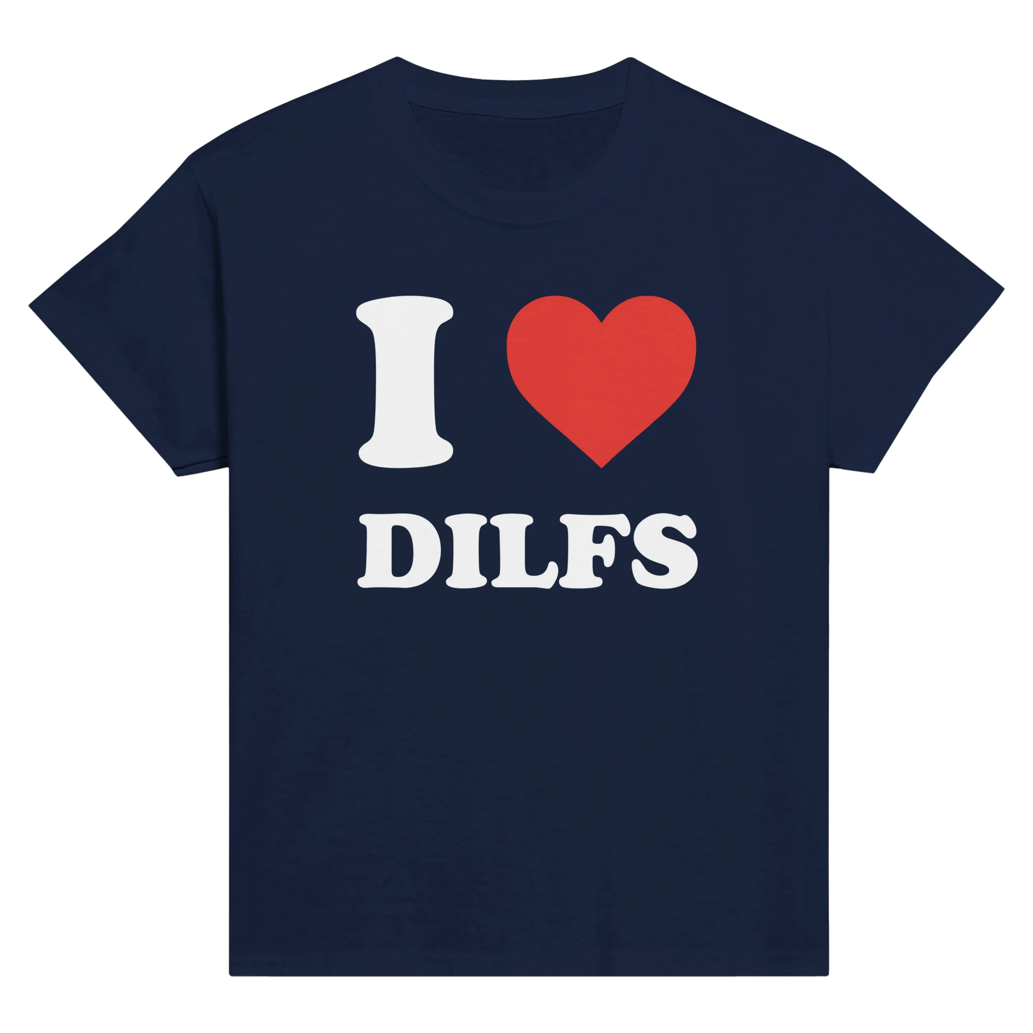 I love dilfs – morsom baby tee fra Køddeklær