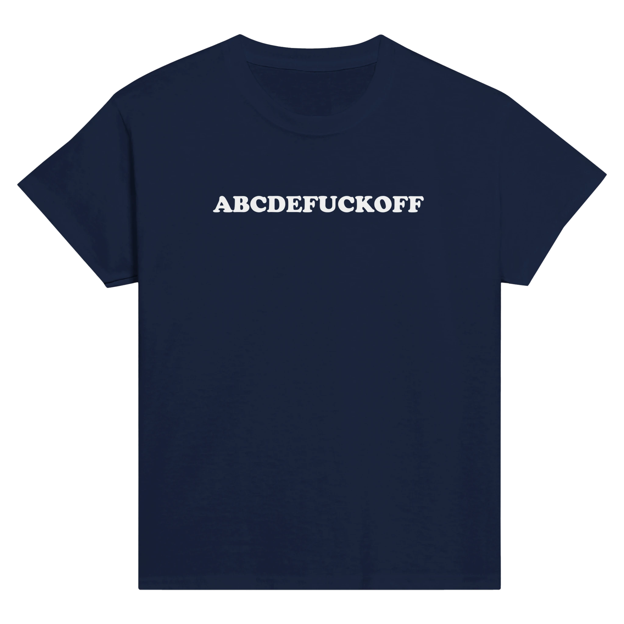 Abcdefuckoff – morsom baby tee fra Køddeklær