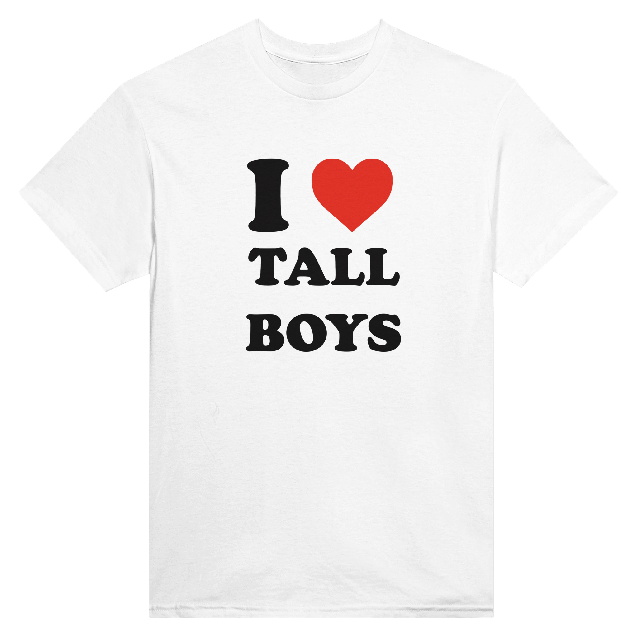 I love tall boys – morsom t-skjorte fra Køddeklær