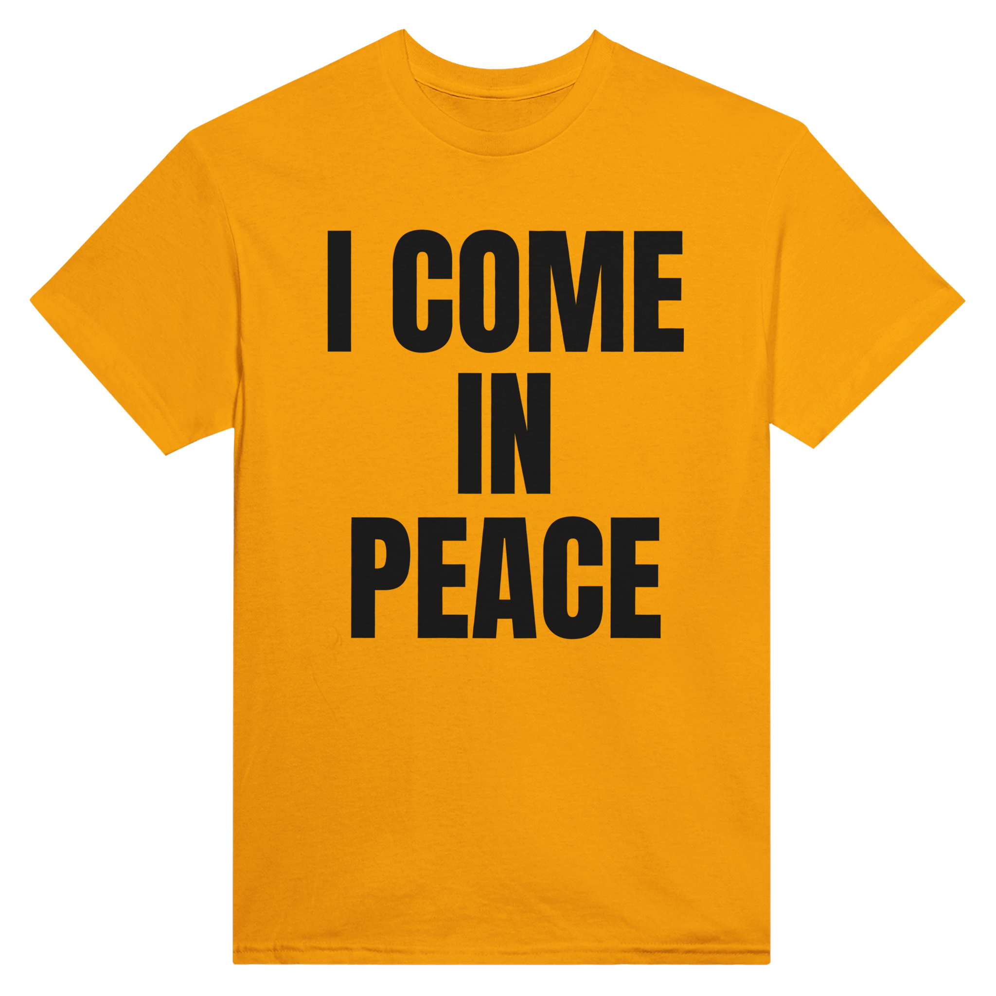 I come in peace – morsom t-skjorte fra Køddeklær