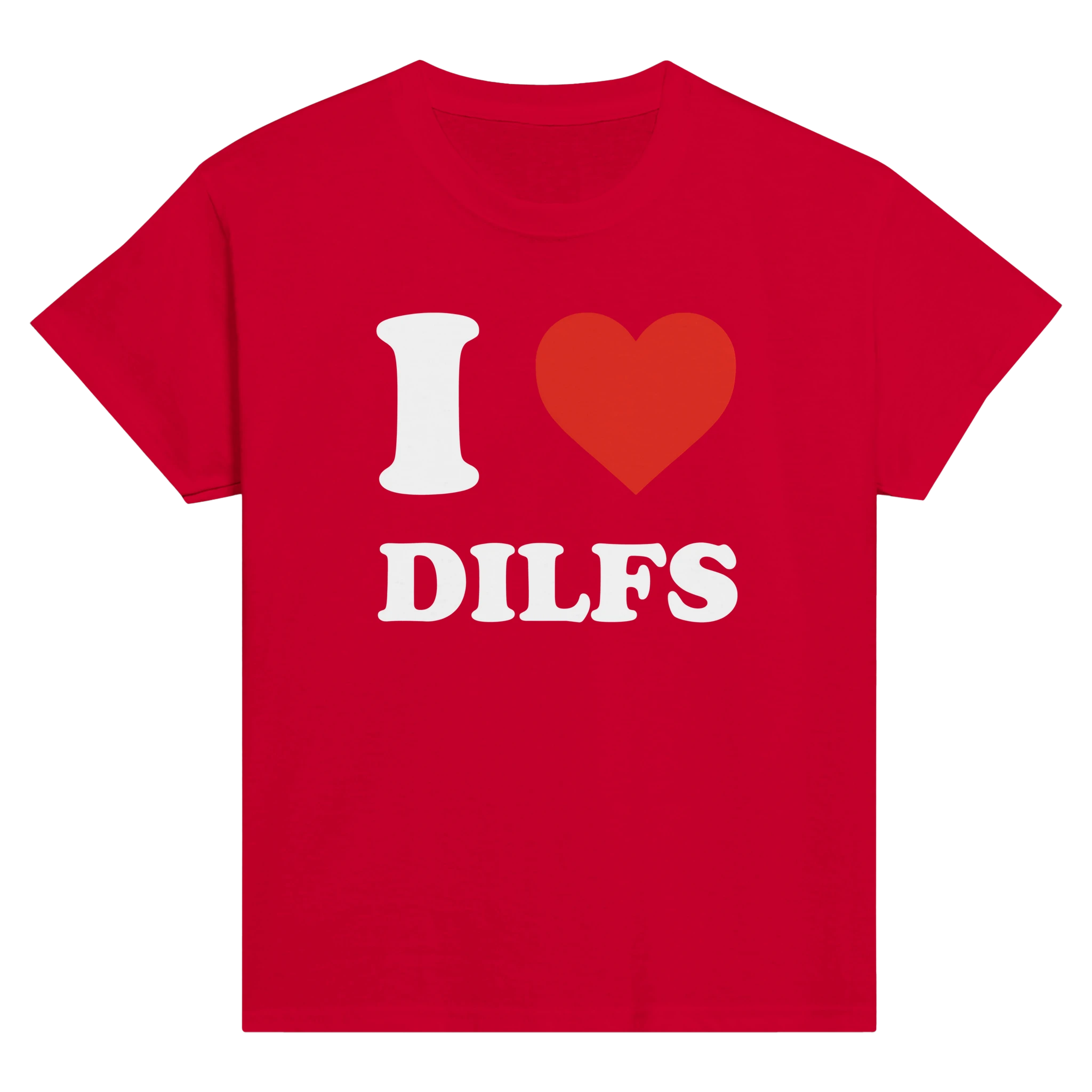 I love dilfs – morsom baby tee fra Køddeklær