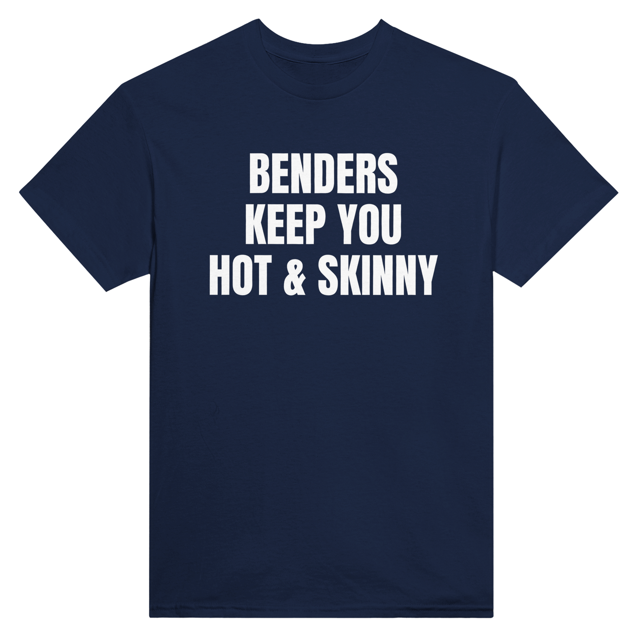 Benders keep you hot & skinny – morsom t-skjorte fra Køddeklær