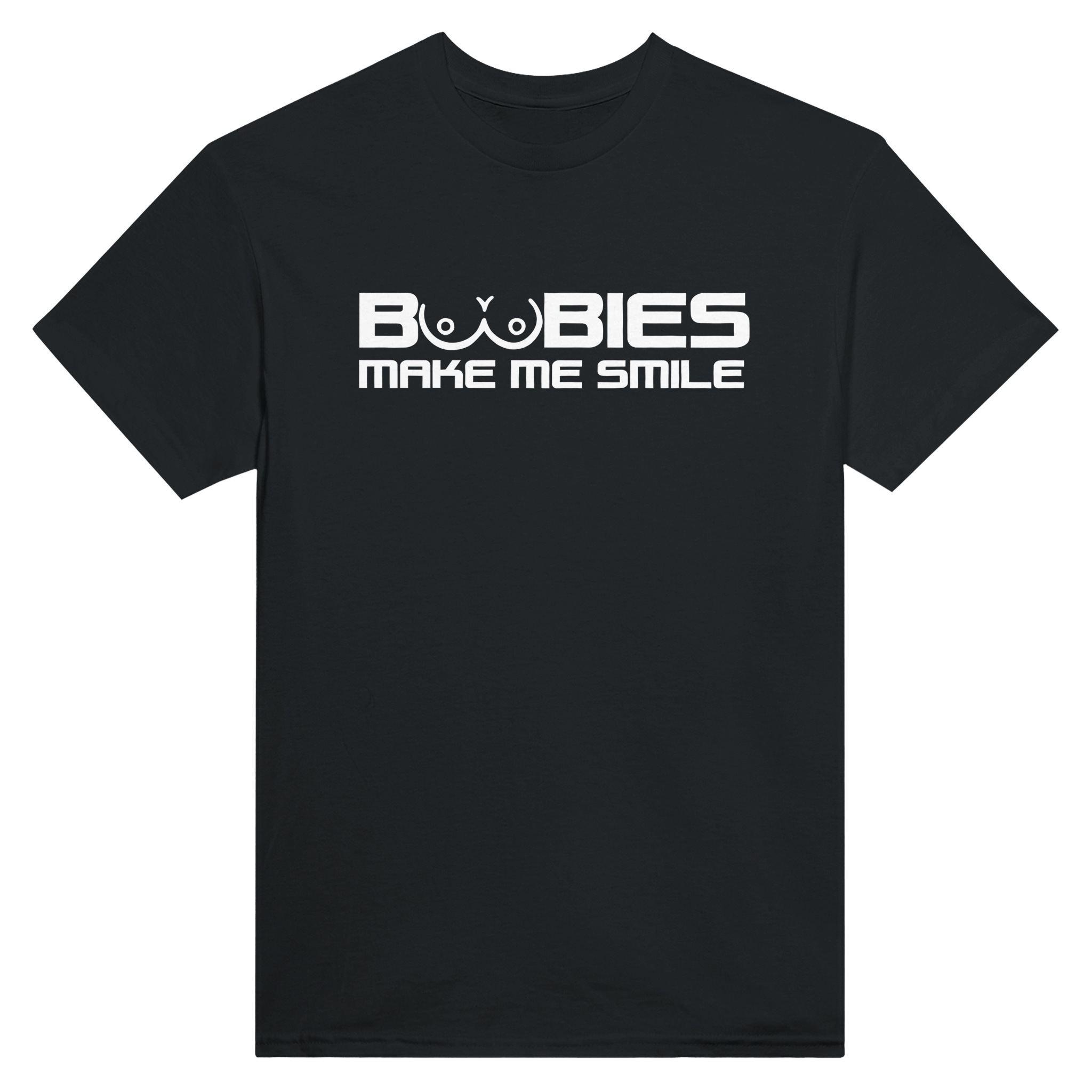 Boobies make me smile – morsom t-skjorte fra Køddeklær