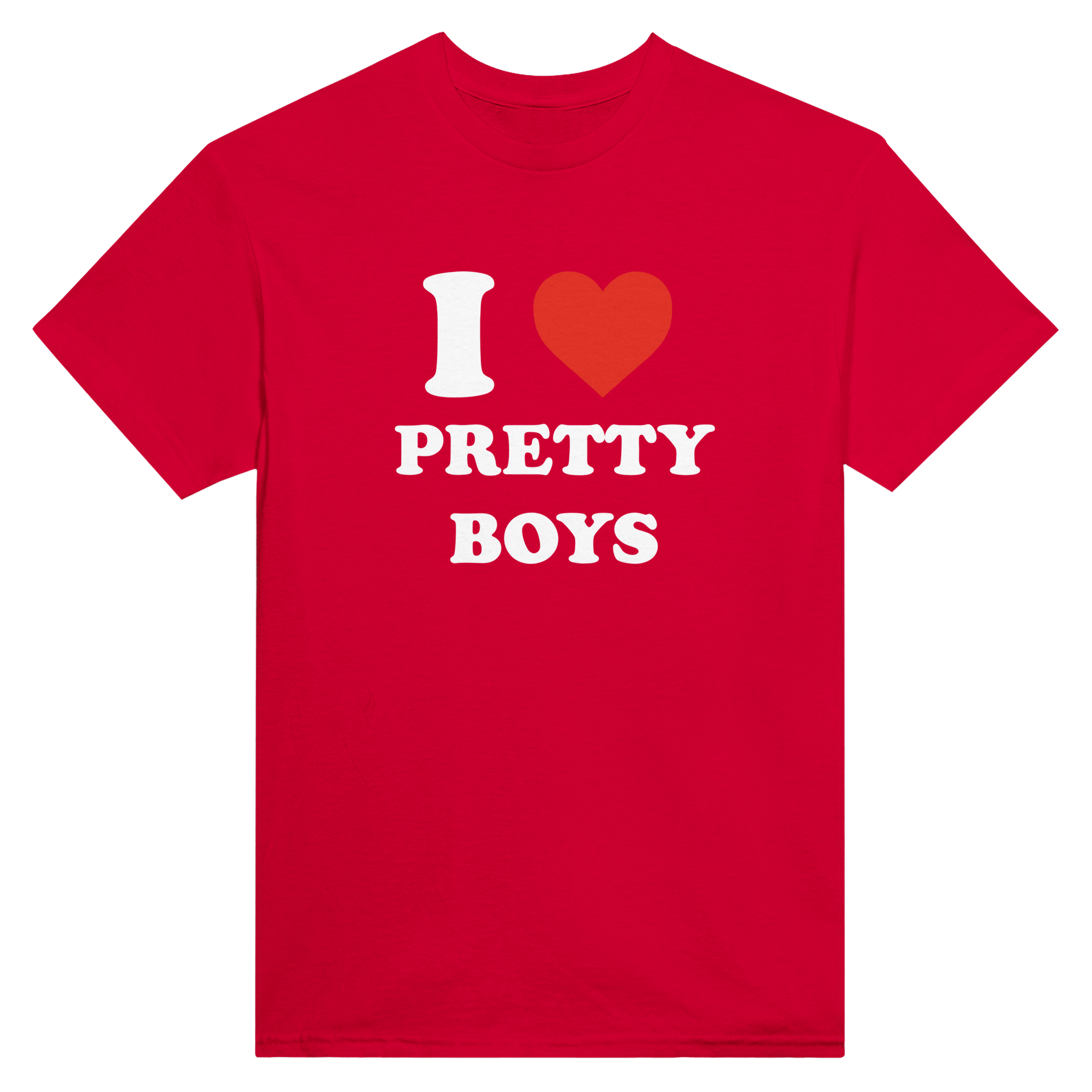 I love pretty boys – morsom t-skjorte fra Køddeklær