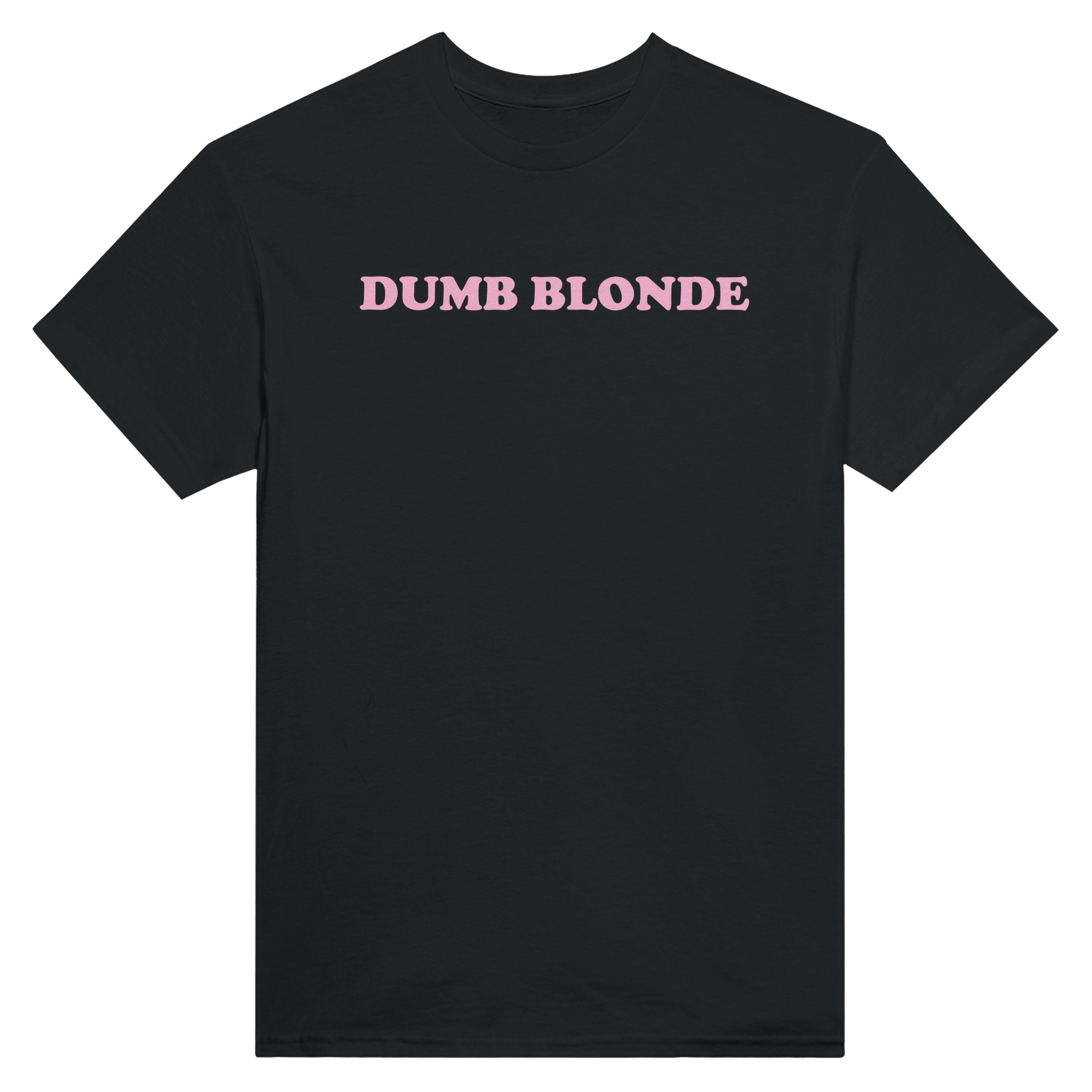 Dumb blonde – morsom t-skjorte fra Køddeklær