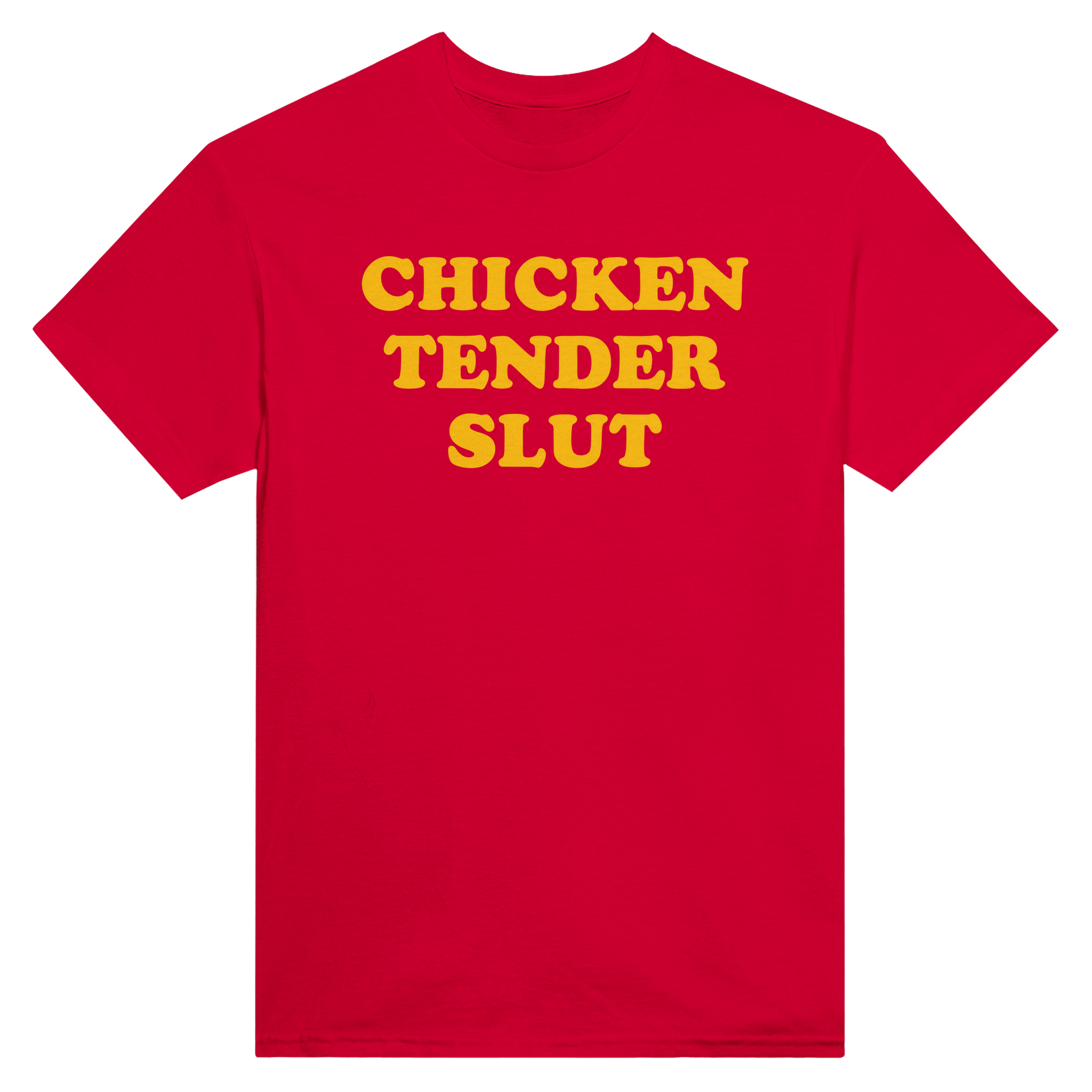 Chicken tender slut – morsom t-skjorte fra Køddeklær