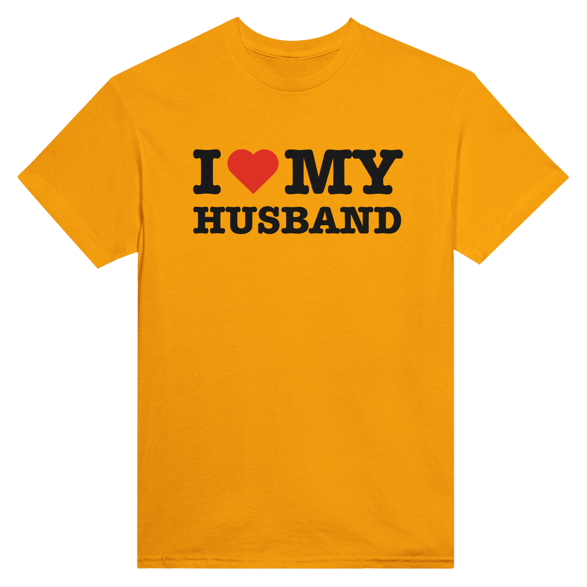 I love my husband – morsom t-skjorte fra Køddeklær