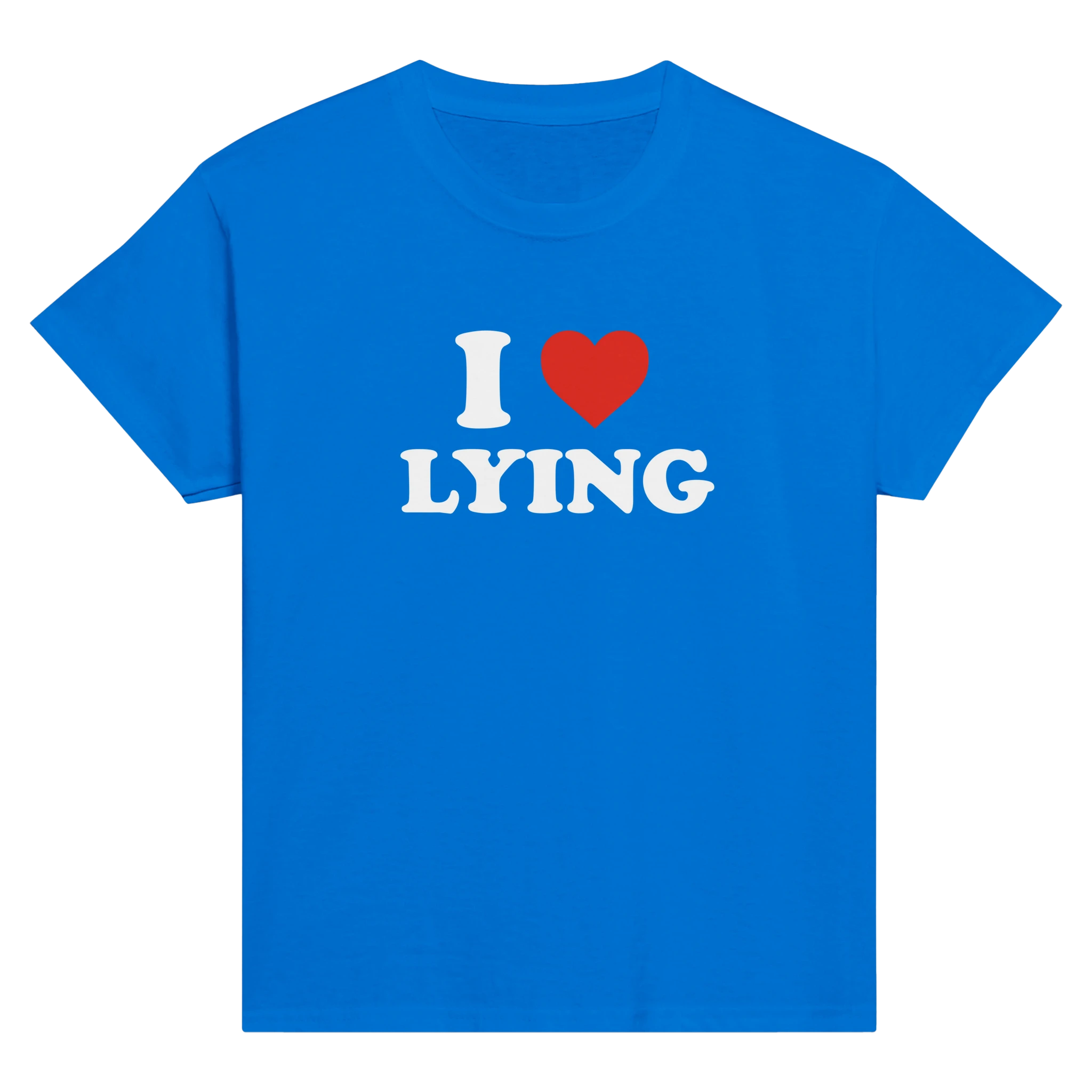 I love lying – morsom baby tee fra Køddeklær