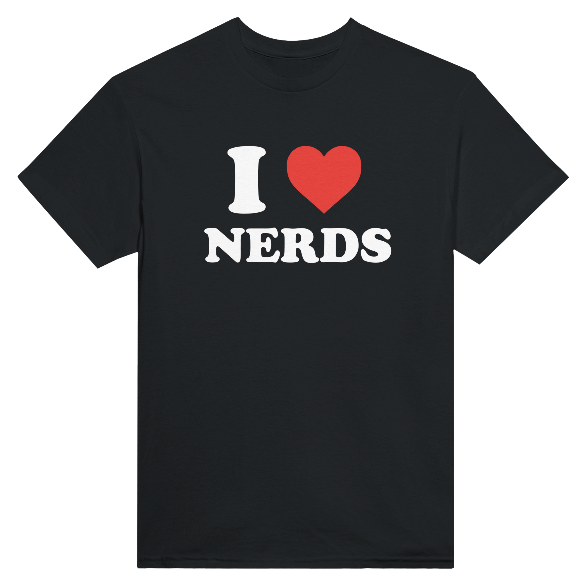 I love nerds – morsom t-skjorte fra Køddeklær