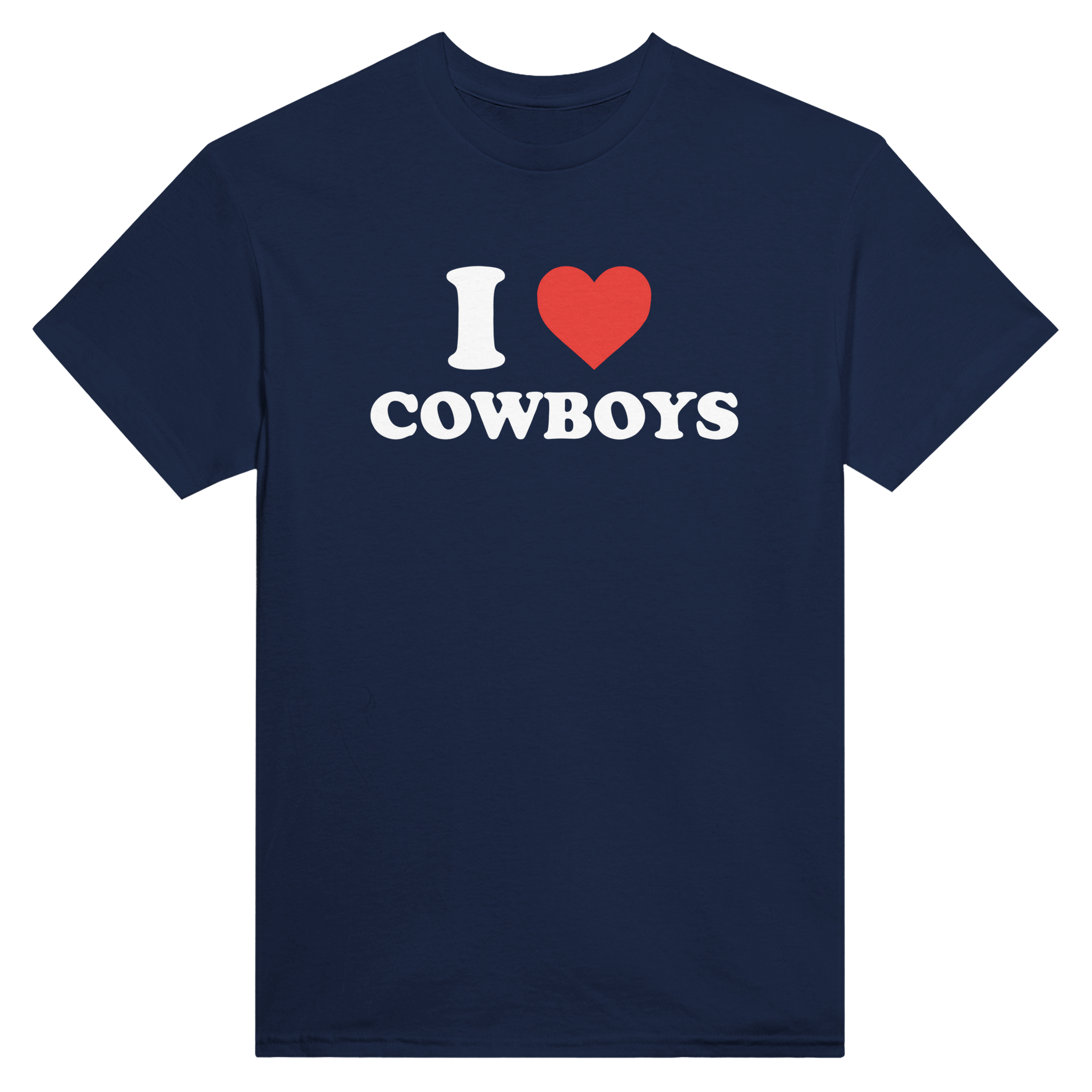 I love cowboys – morsom t-skjorte fra Køddeklær