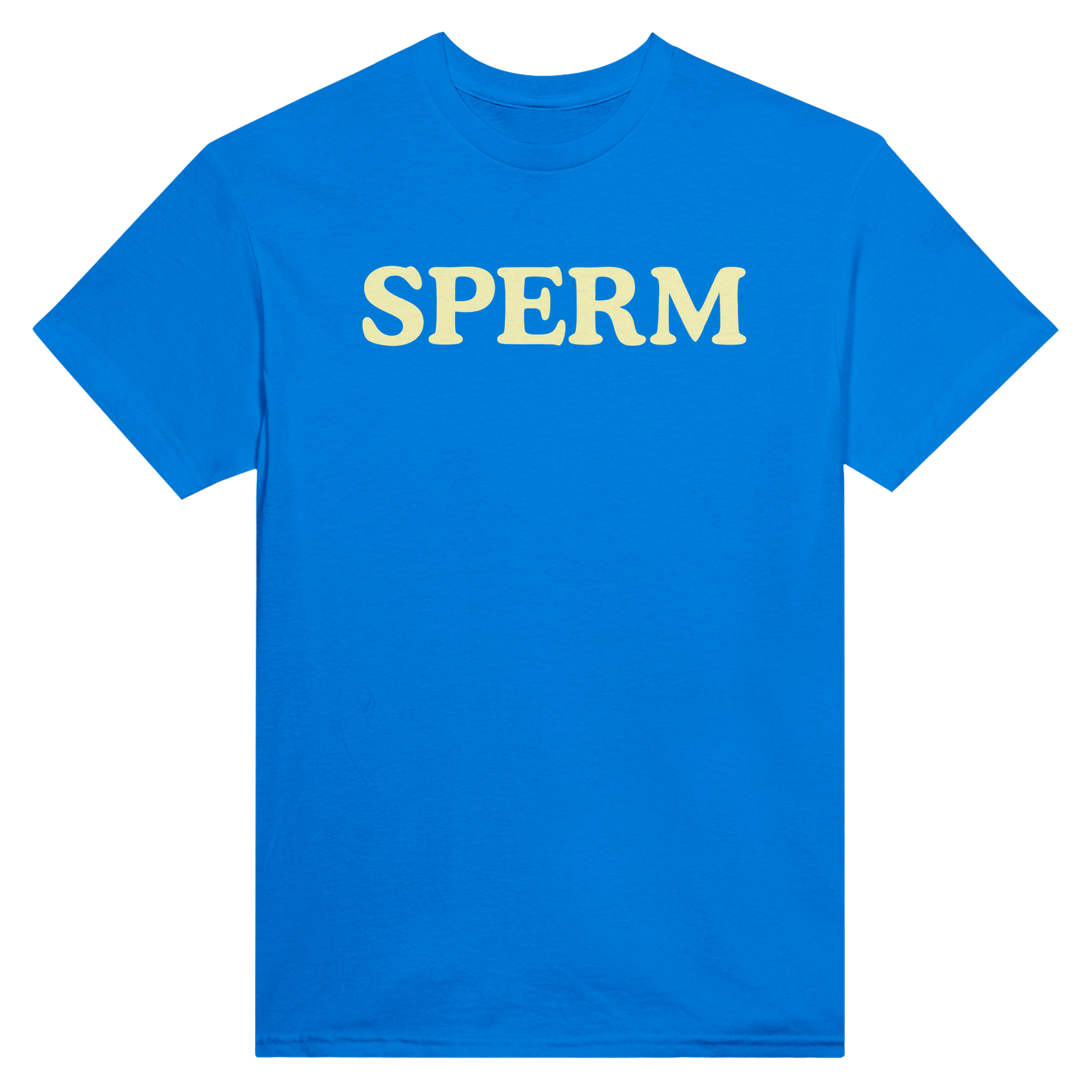 Sperm – morsom t-skjorte fra Køddeklær