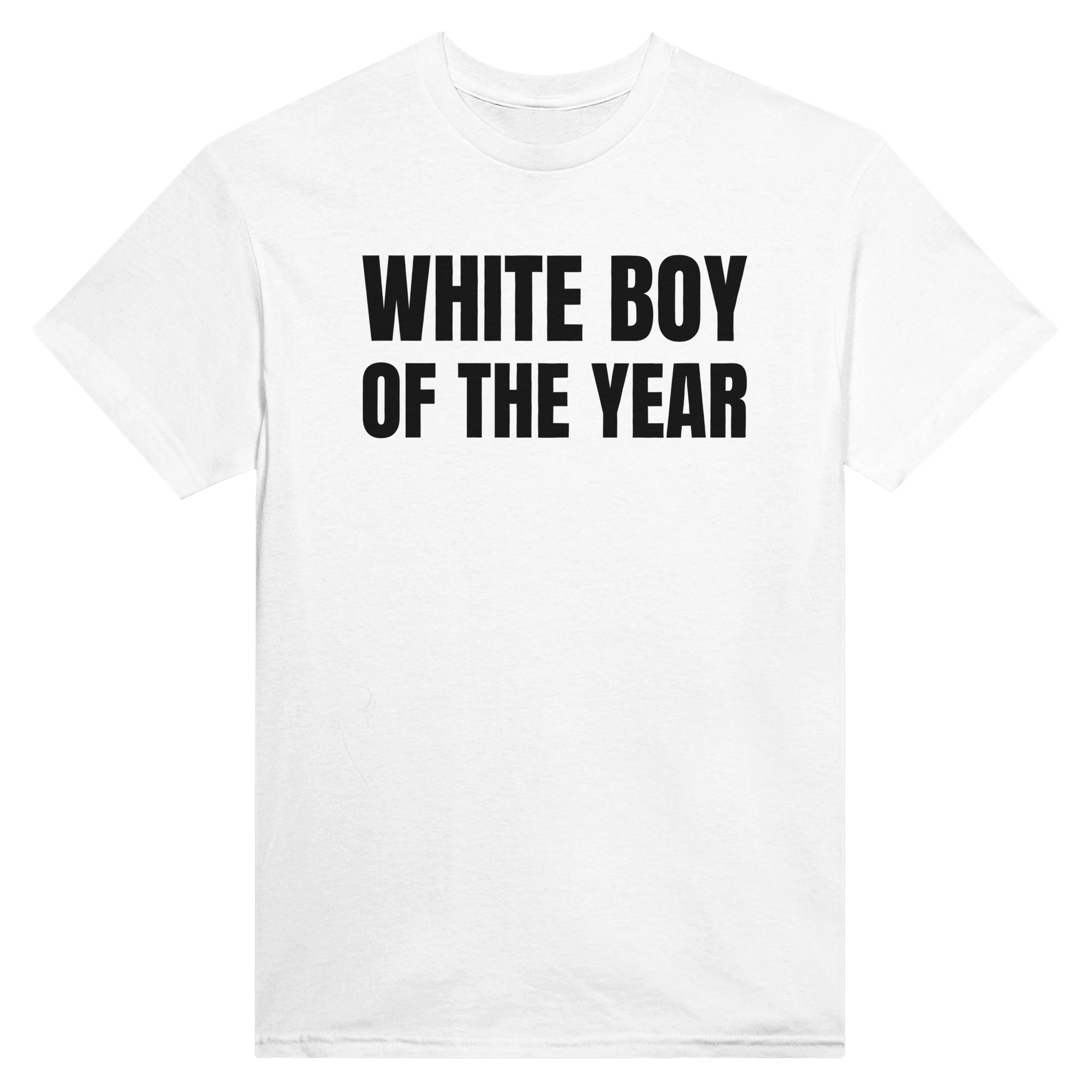 White boy of the year – morsom t-skjorte fra Køddeklær