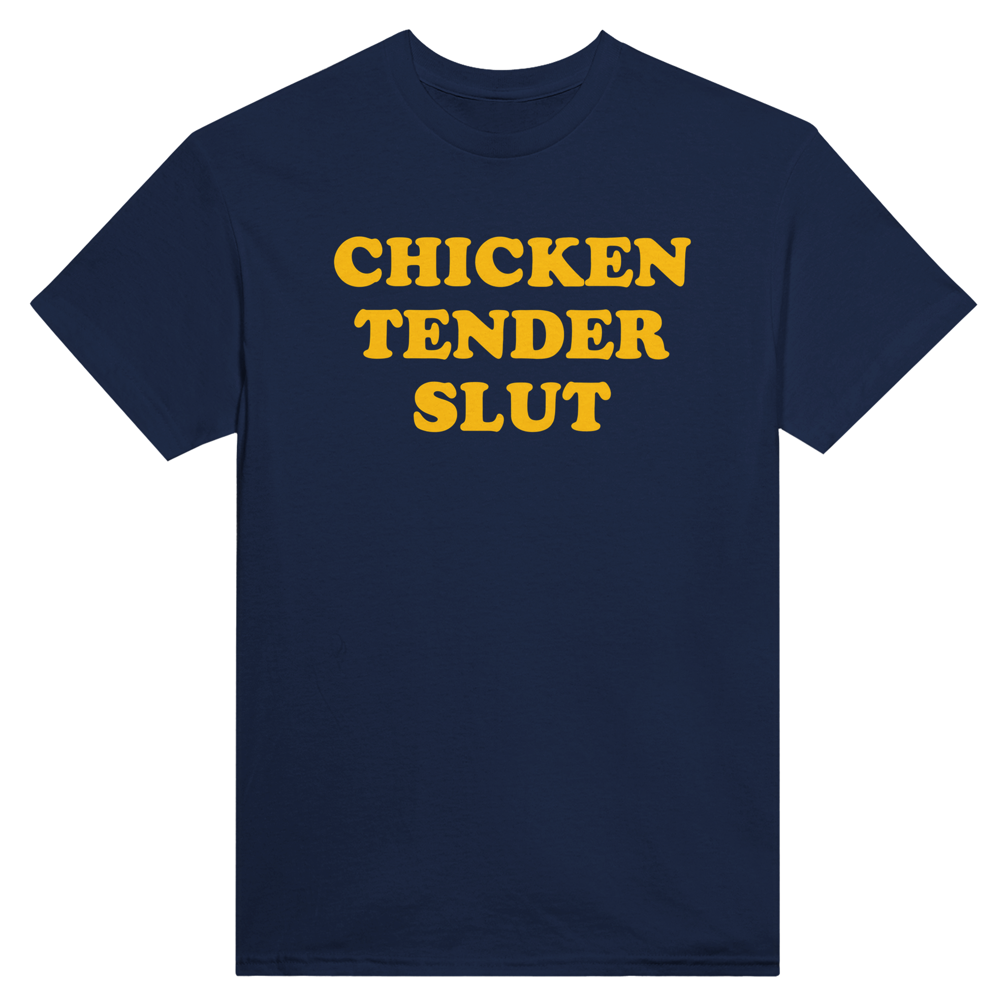 Chicken tender slut – morsom t-skjorte fra Køddeklær