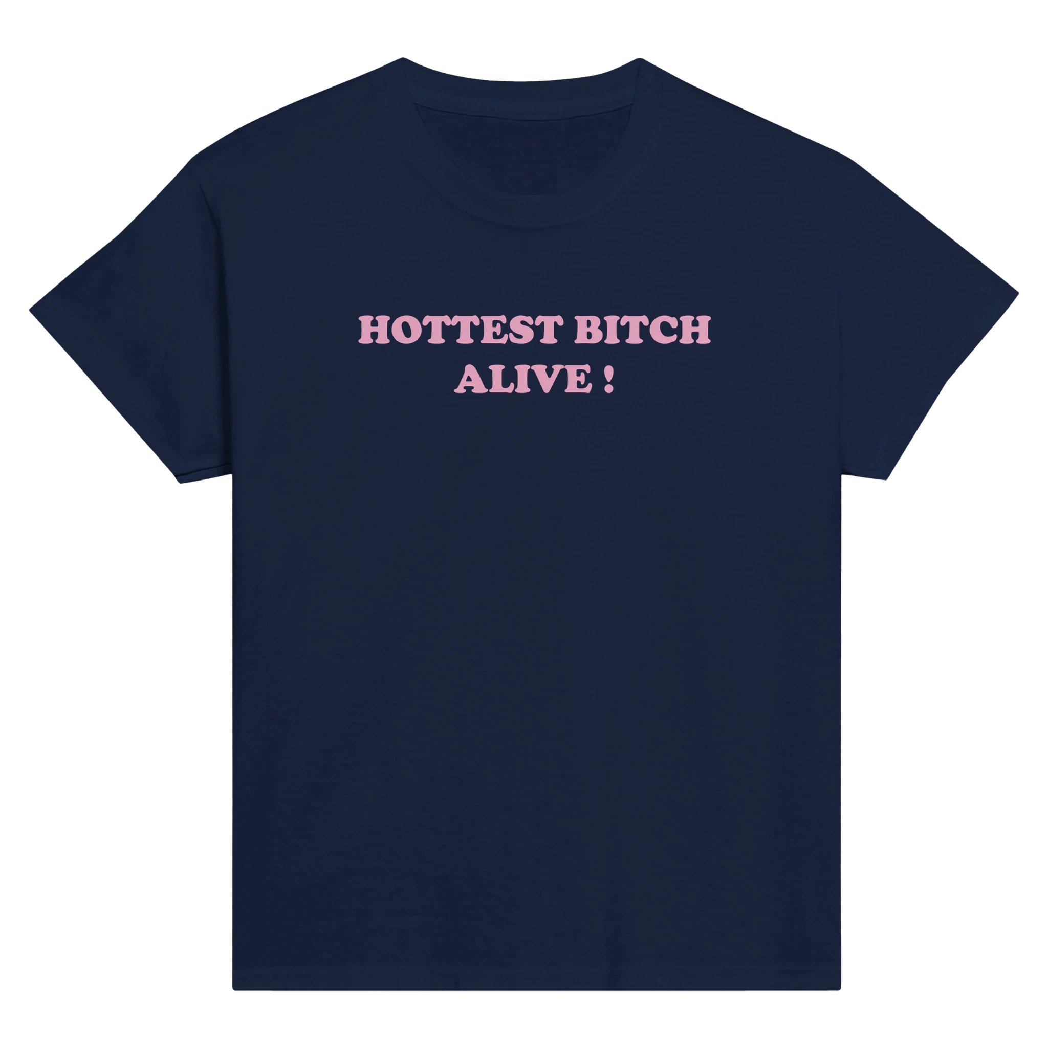 Hottest bitch alive! – morsom baby tee fra Køddeklær