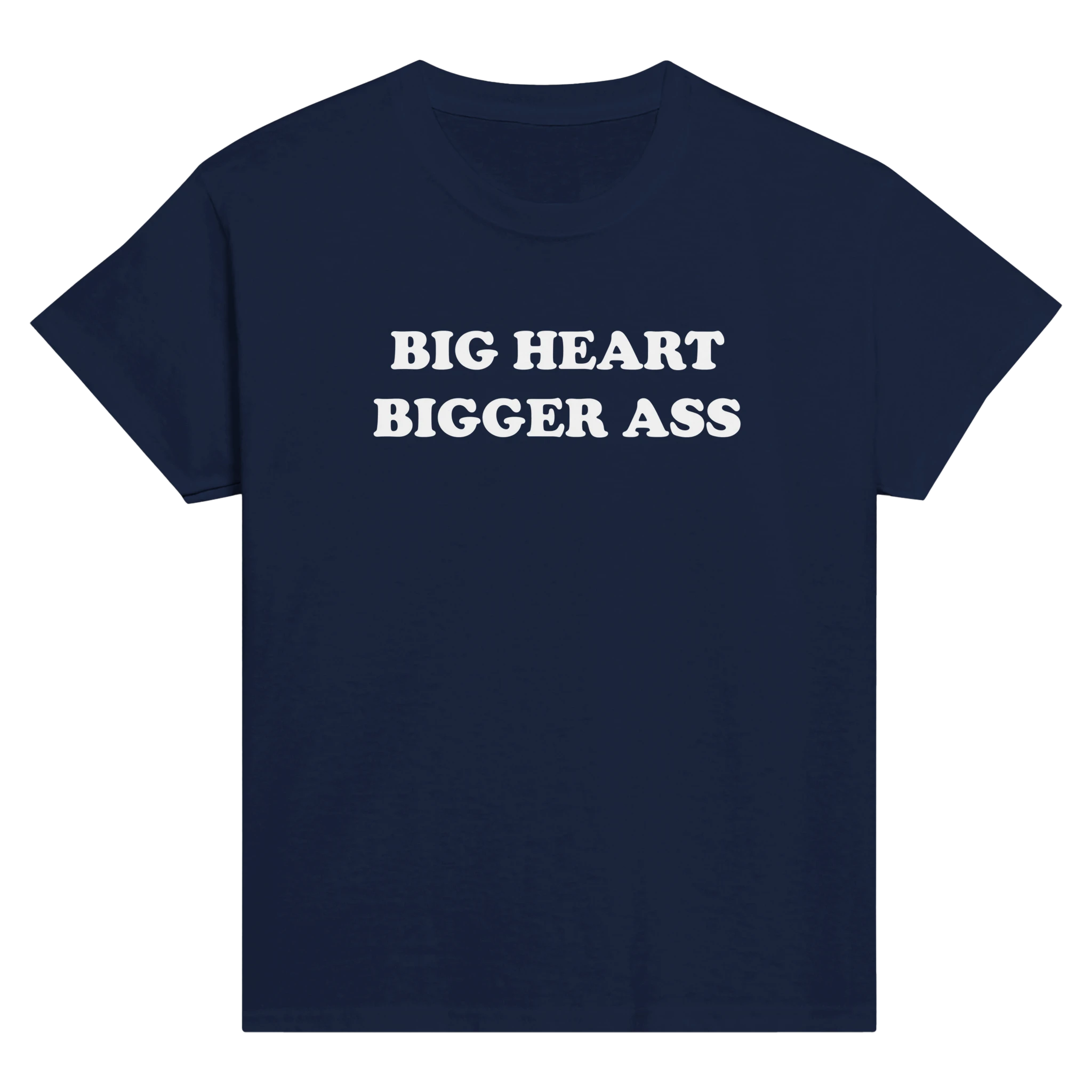 Big heart bigger ass – morsom baby tee fra Køddeklær