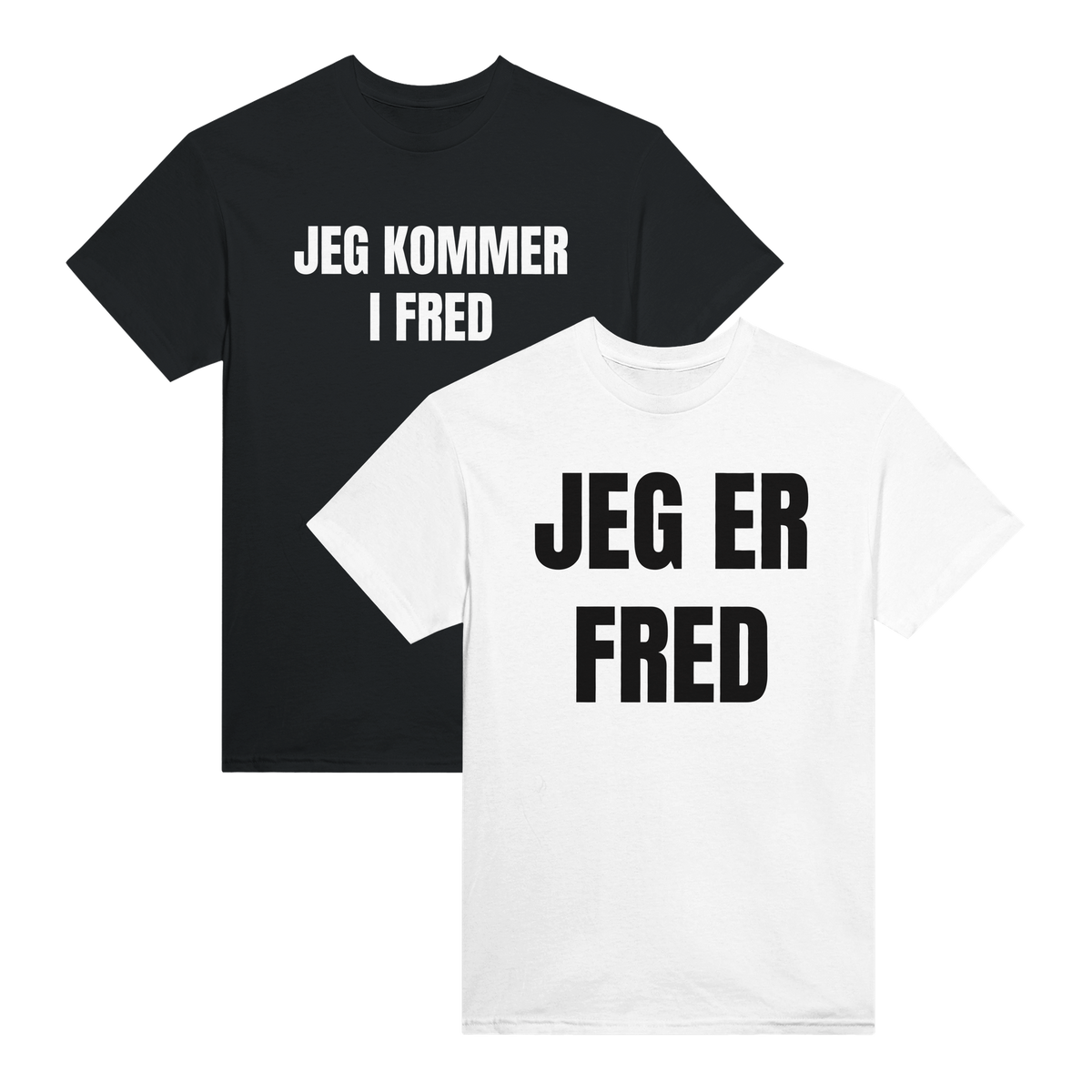 2-pack: Jeg er fred + Jeg kommer i fred