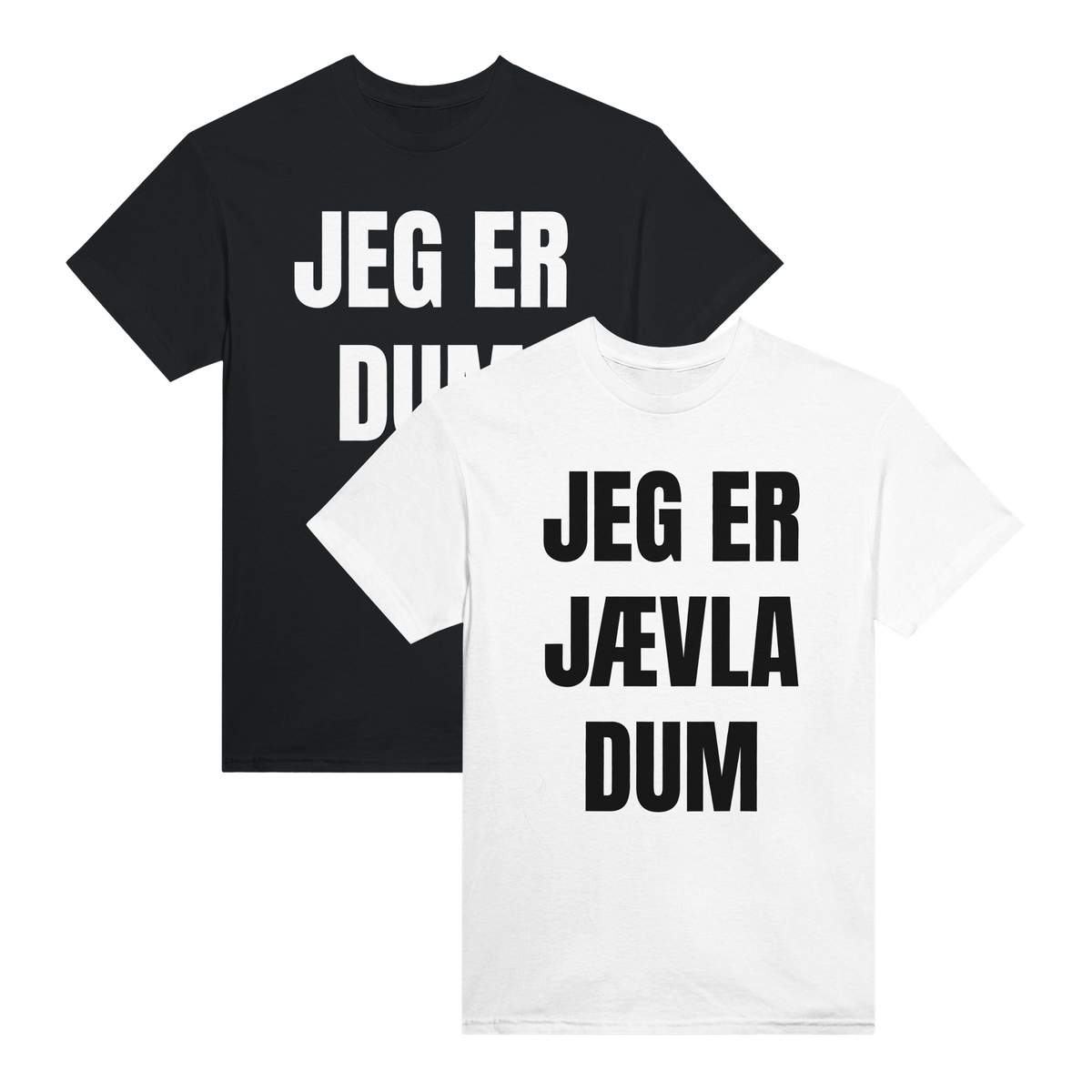 2-pack: Jeg er jævla dum + Jeg er dum