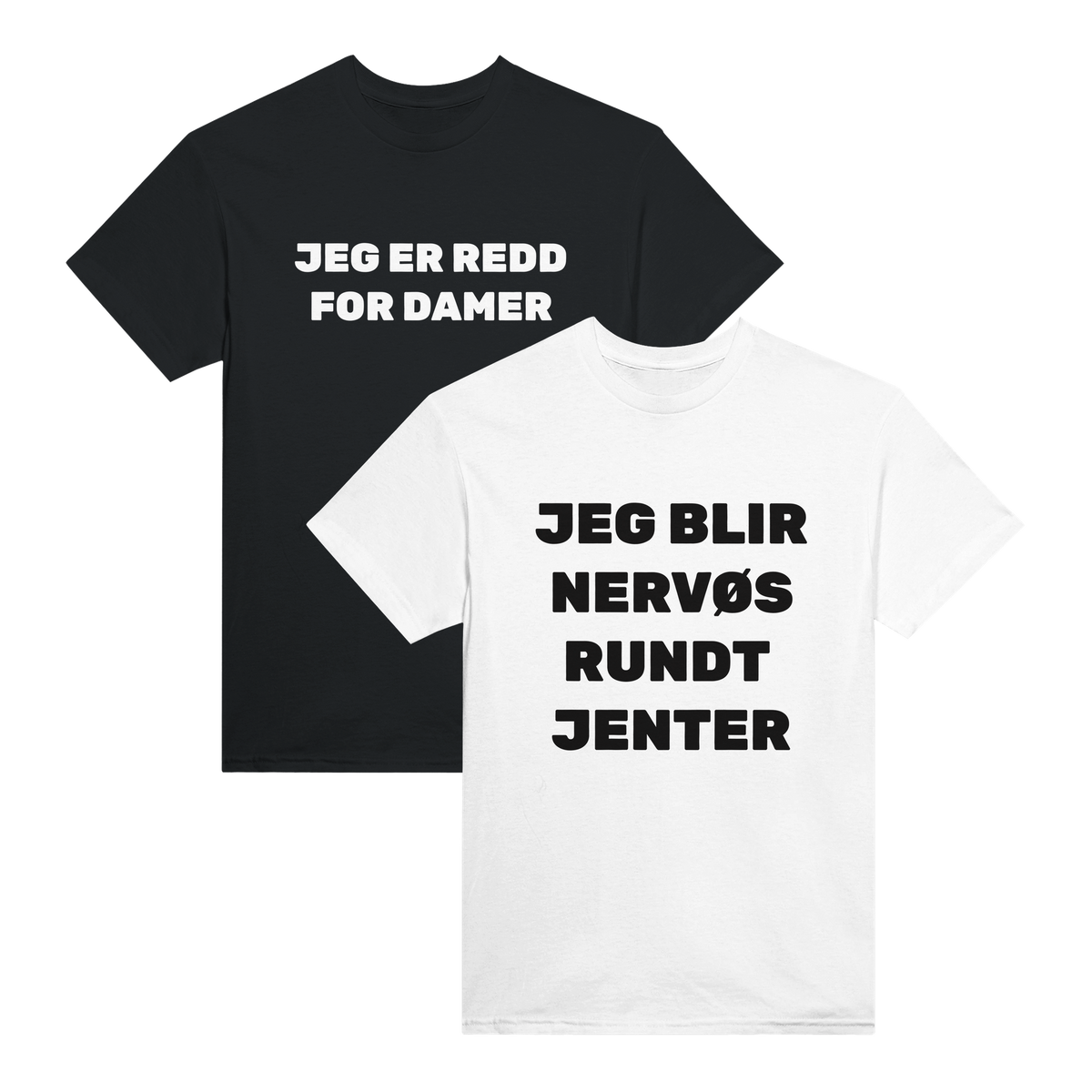 2-pack: Jeg blir nervøs rundt jenter + Jeg er redd for damer
